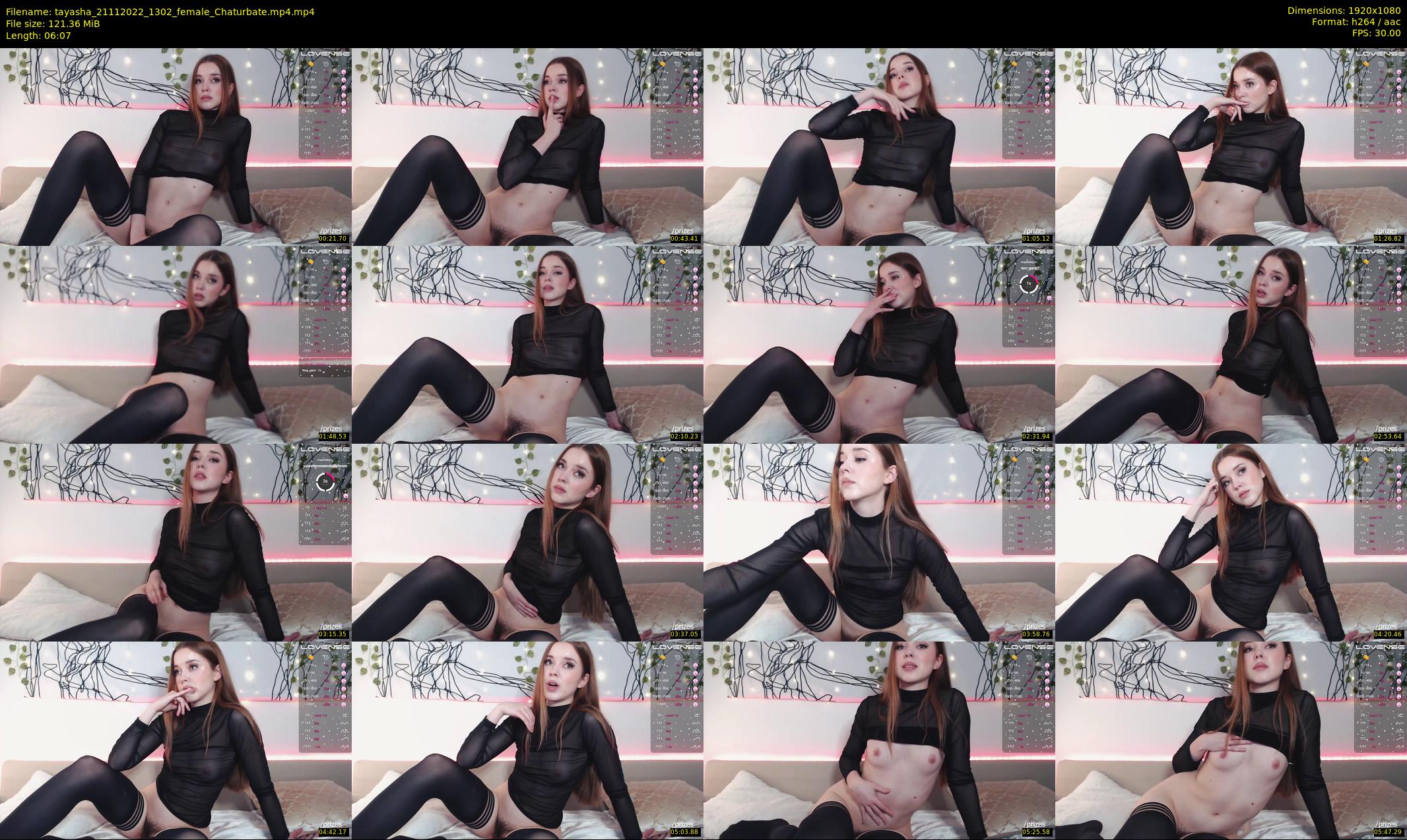 tayasha — 7 minute Chaturbate female cam show recording, 1080p, Nov 21, 2022