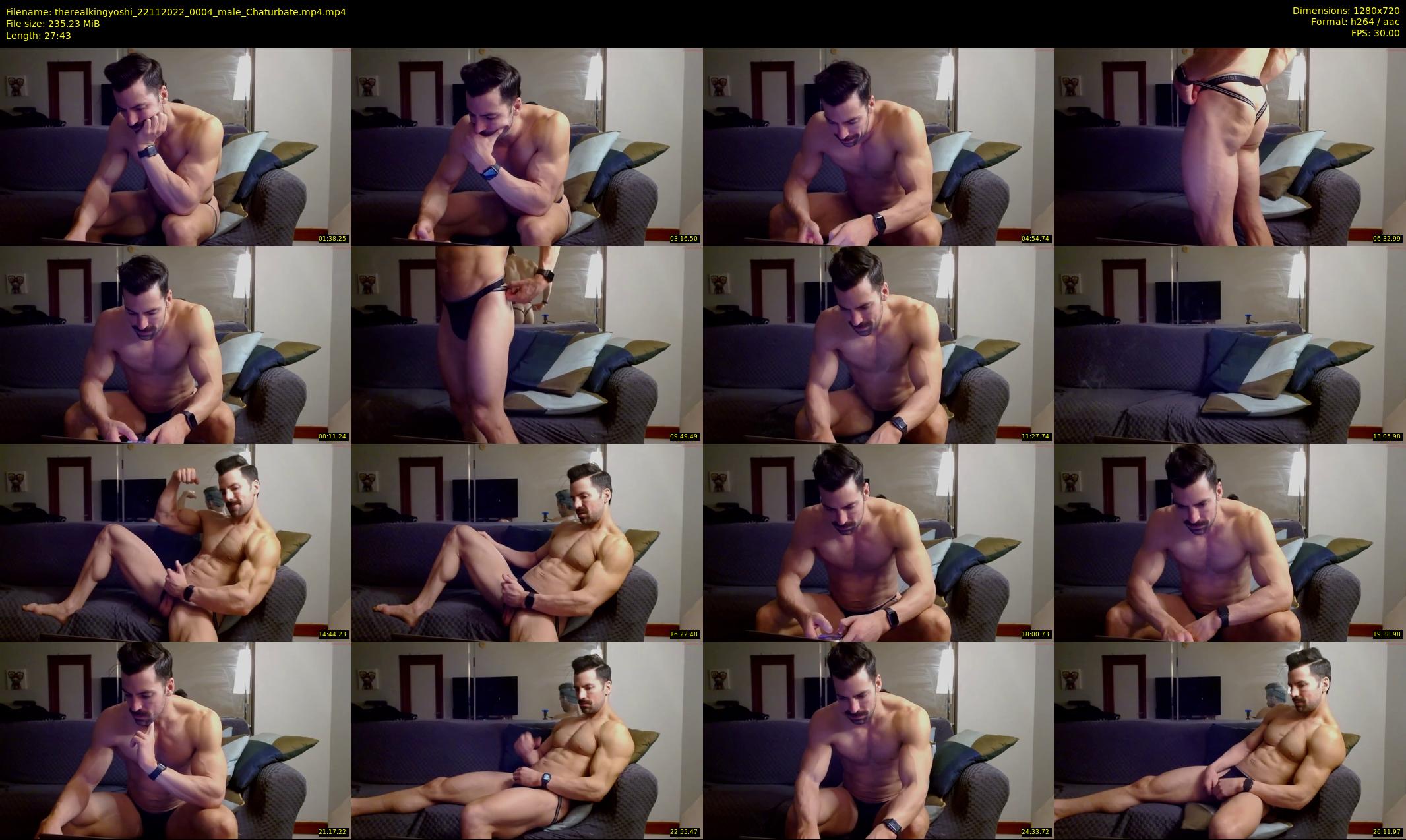 therealkingyoshi — 28 minute Chaturbate male cam show recording, 720p, Nov 22, 2022