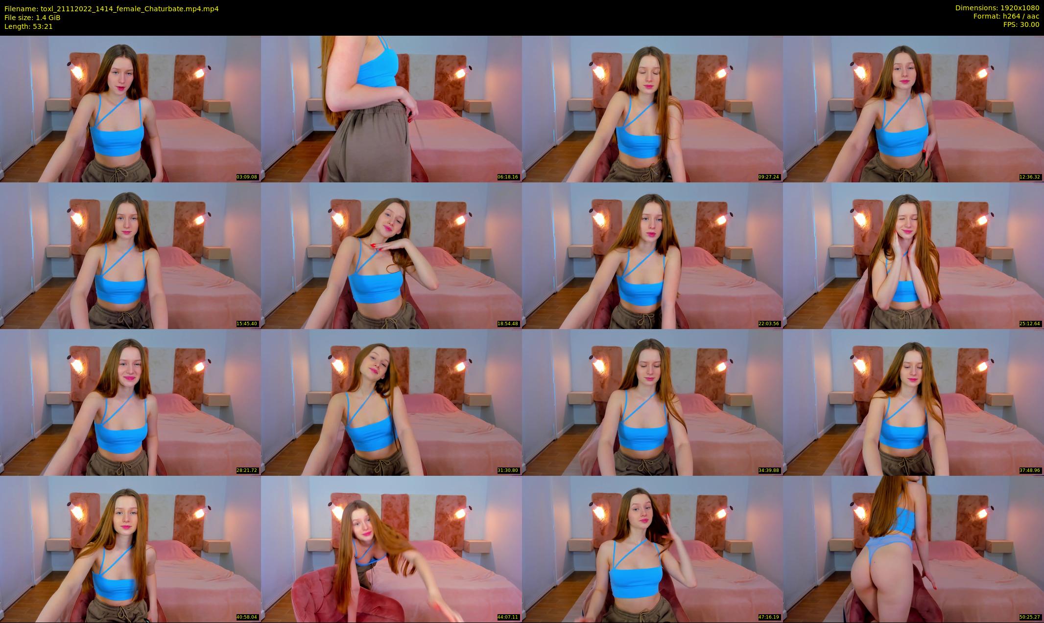 toxl — 54 minute Chaturbate female cam show recording, 1080p, Nov 21, 2022