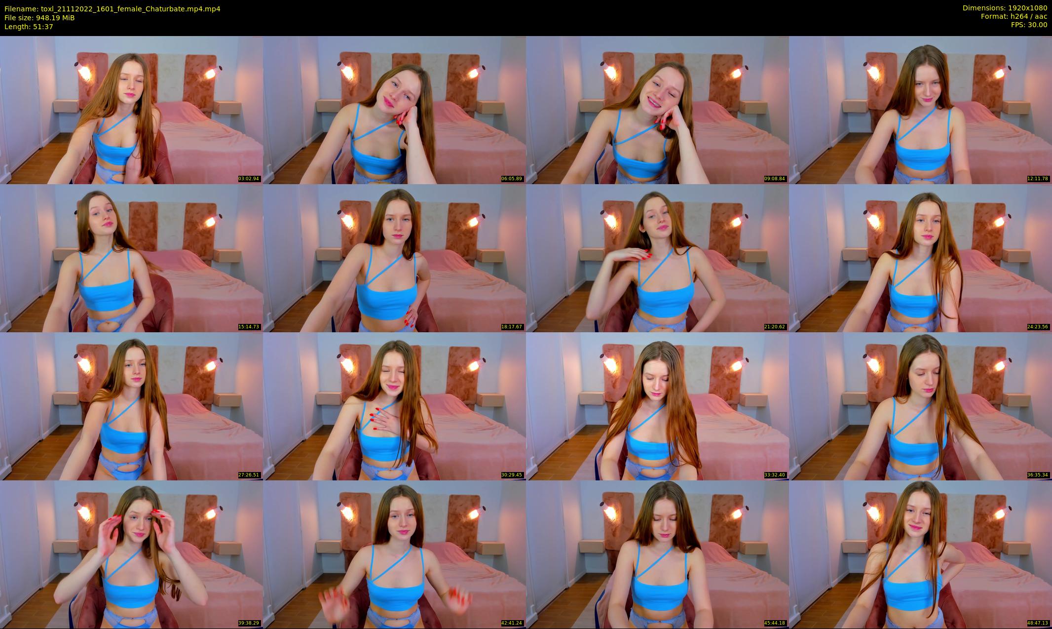 toxl — 52 minute Chaturbate female cam show recording, 1080p, Nov 21, 2022