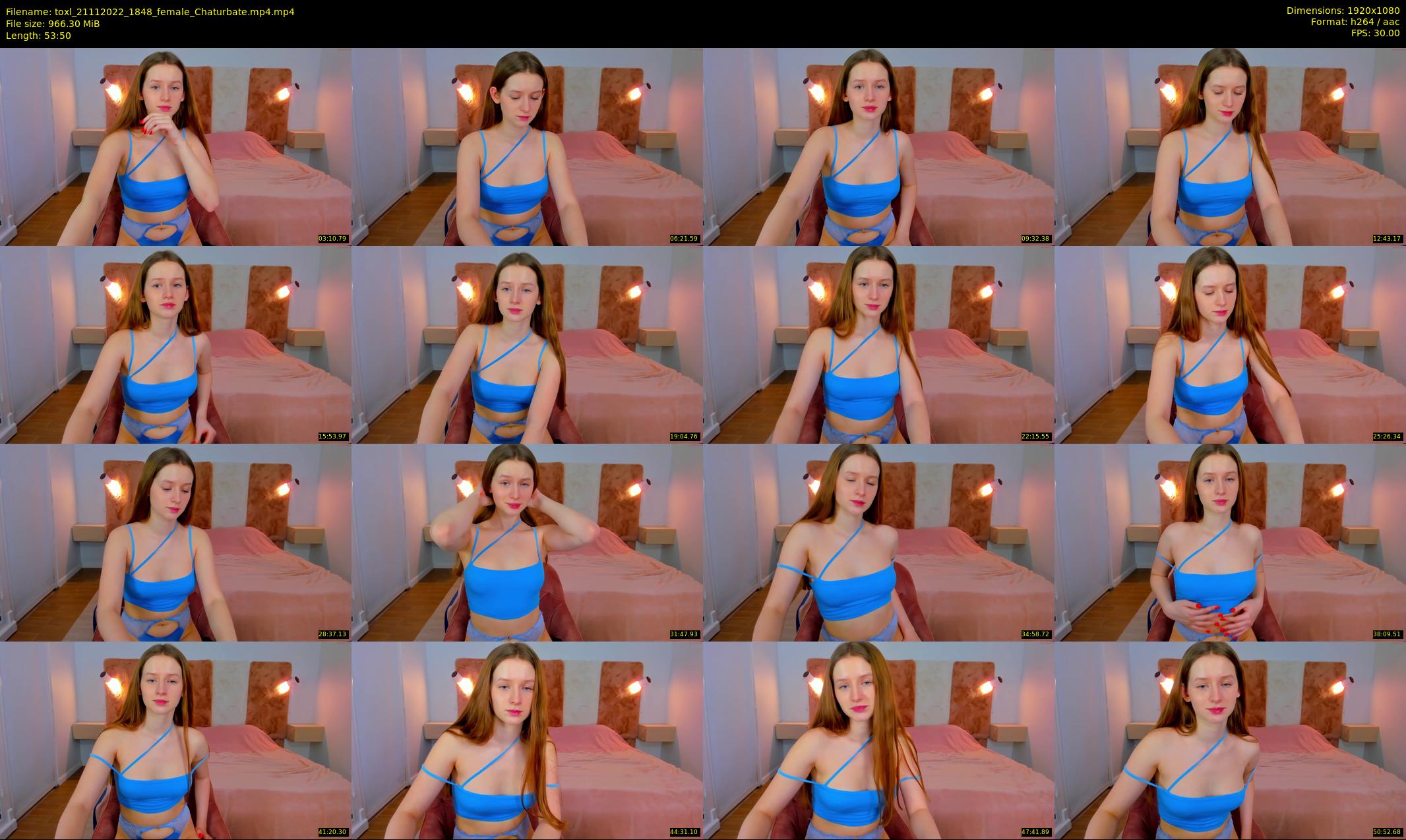 toxl — 54 minute Chaturbate female cam show recording, 1080p, Nov 21, 2022