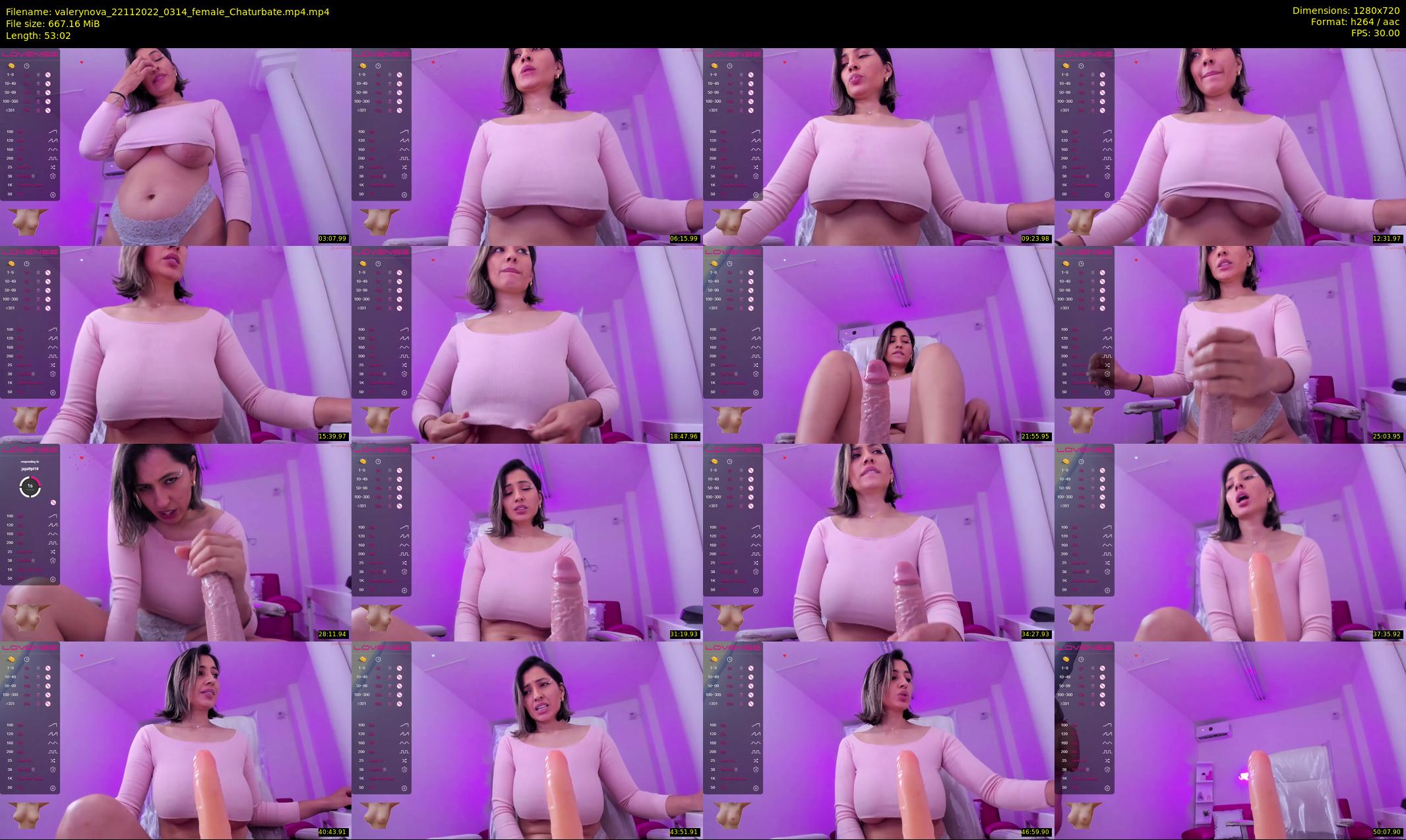 valerynova — 54 minute Chaturbate female cam show recording, 720p, Nov 22, 2022