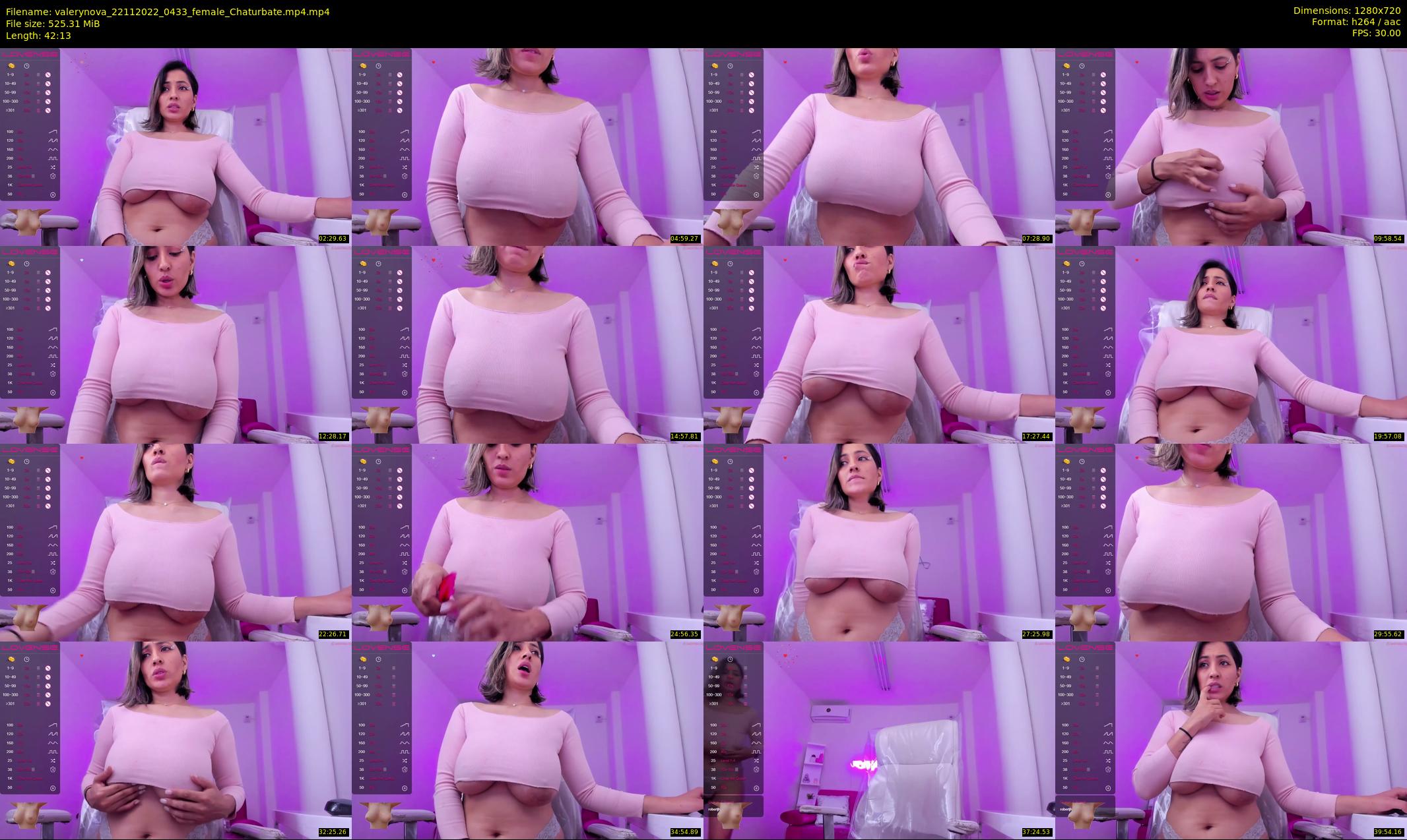 valerynova — 43 minute Chaturbate female cam show recording, 720p, Nov 22, 2022