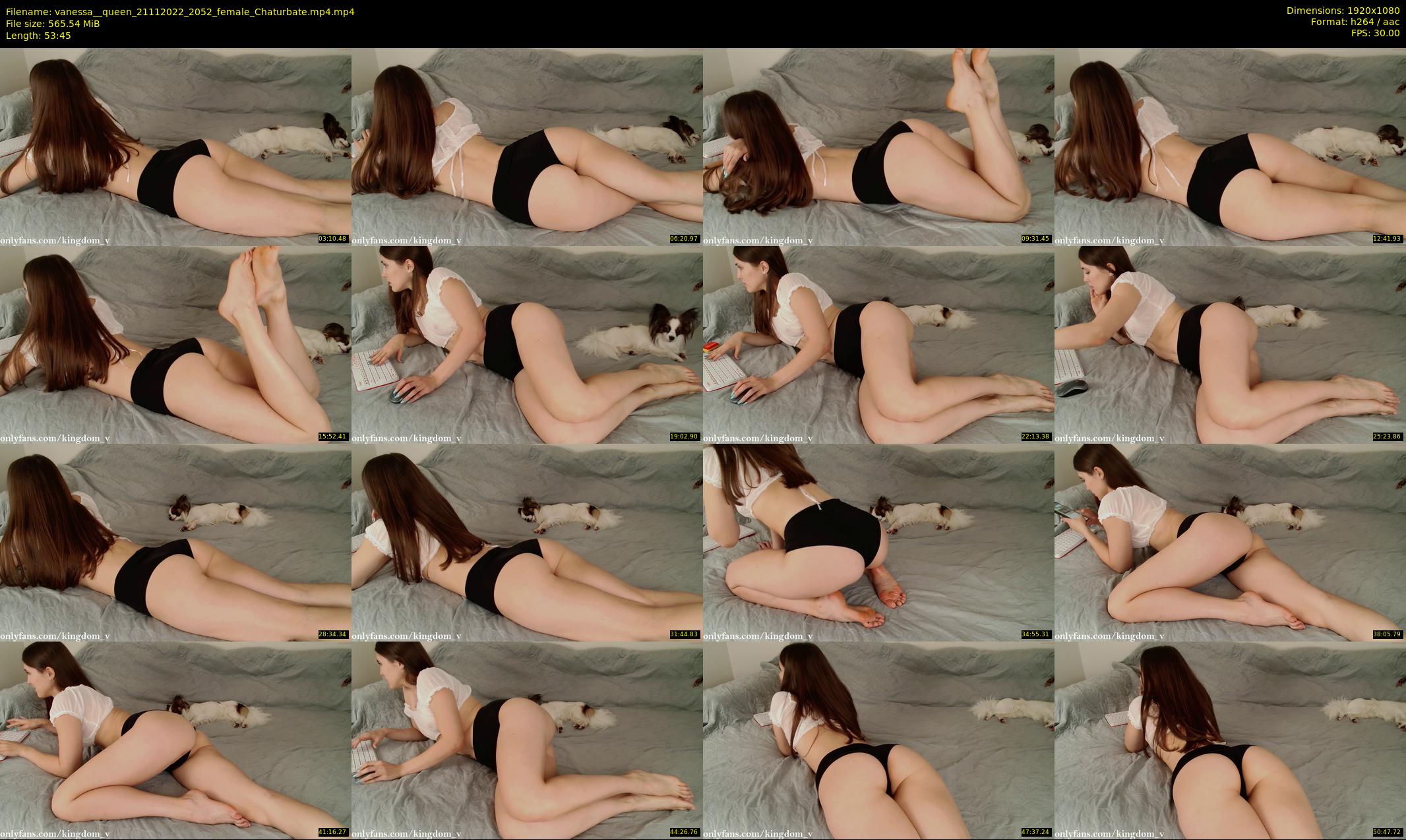 vanessa__queen — 54 minute Chaturbate female cam show recording, 1080p, Nov 21, 2022