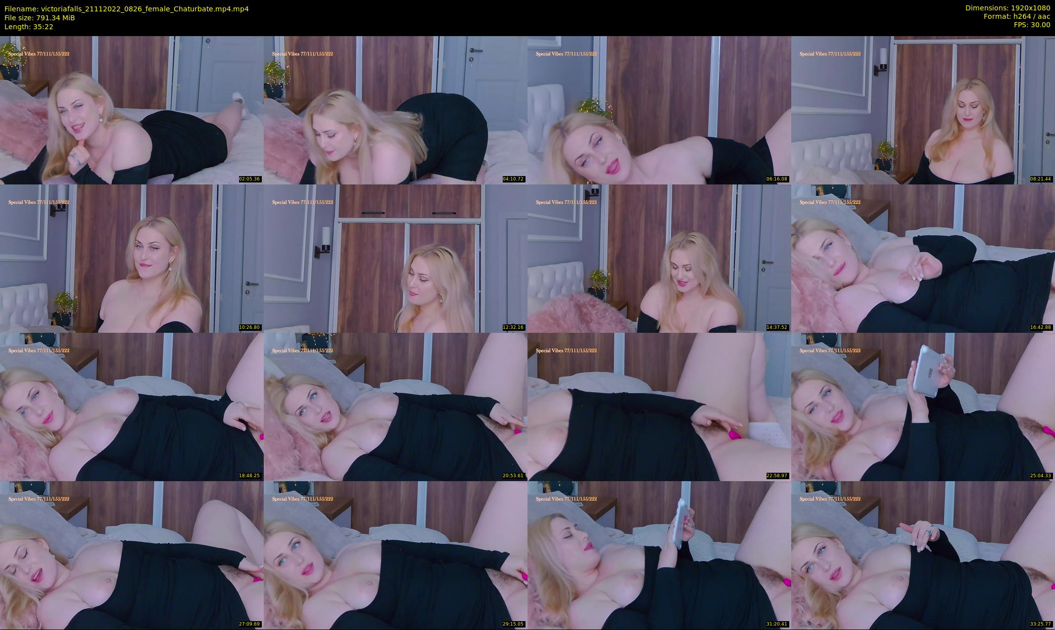 victoriafalls — 36 minute Chaturbate female cam show recording, 1080p, Nov 21, 2022