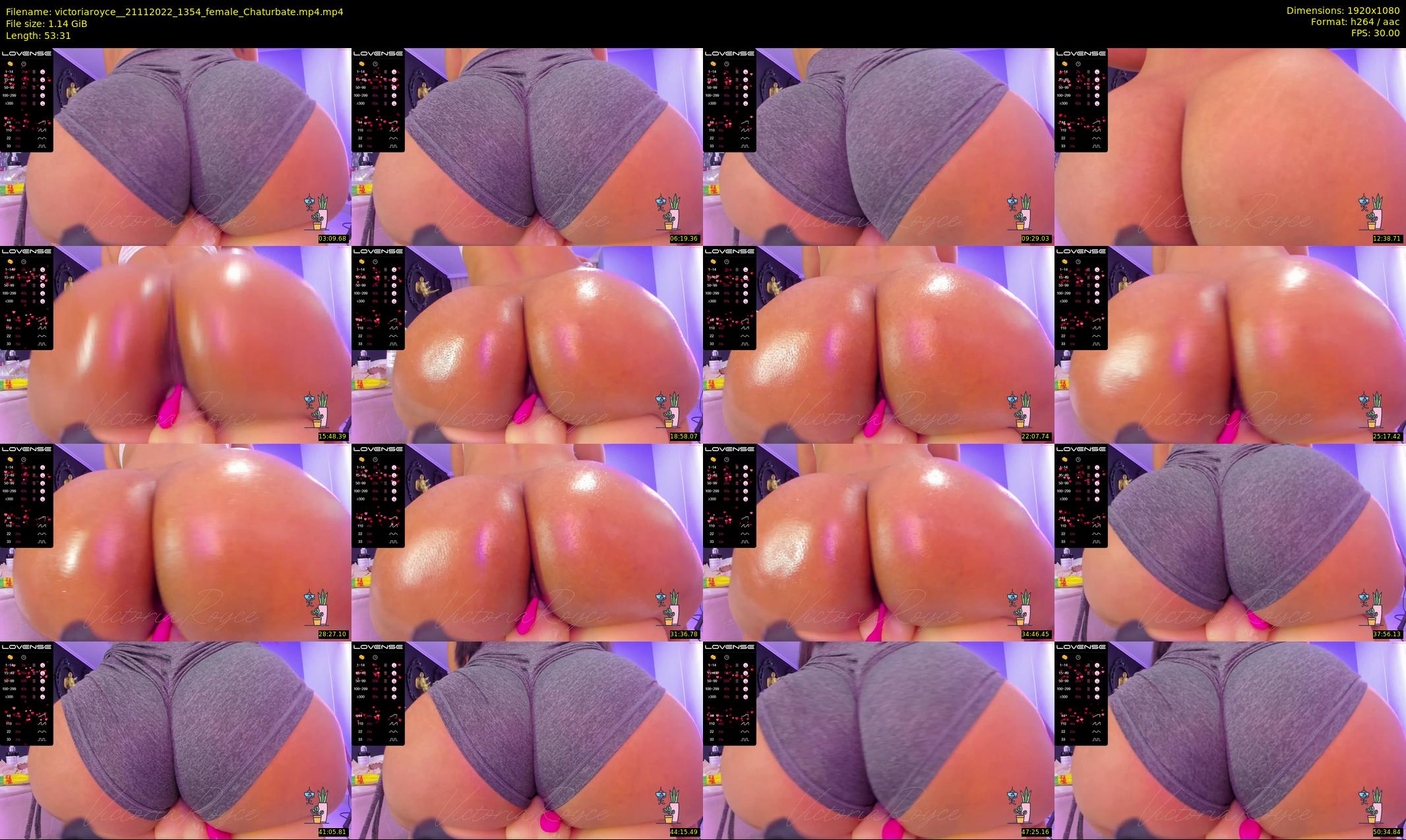 victoriaroyce_ — 54 minute Chaturbate female cam show recording, 1080p, Nov 21, 2022