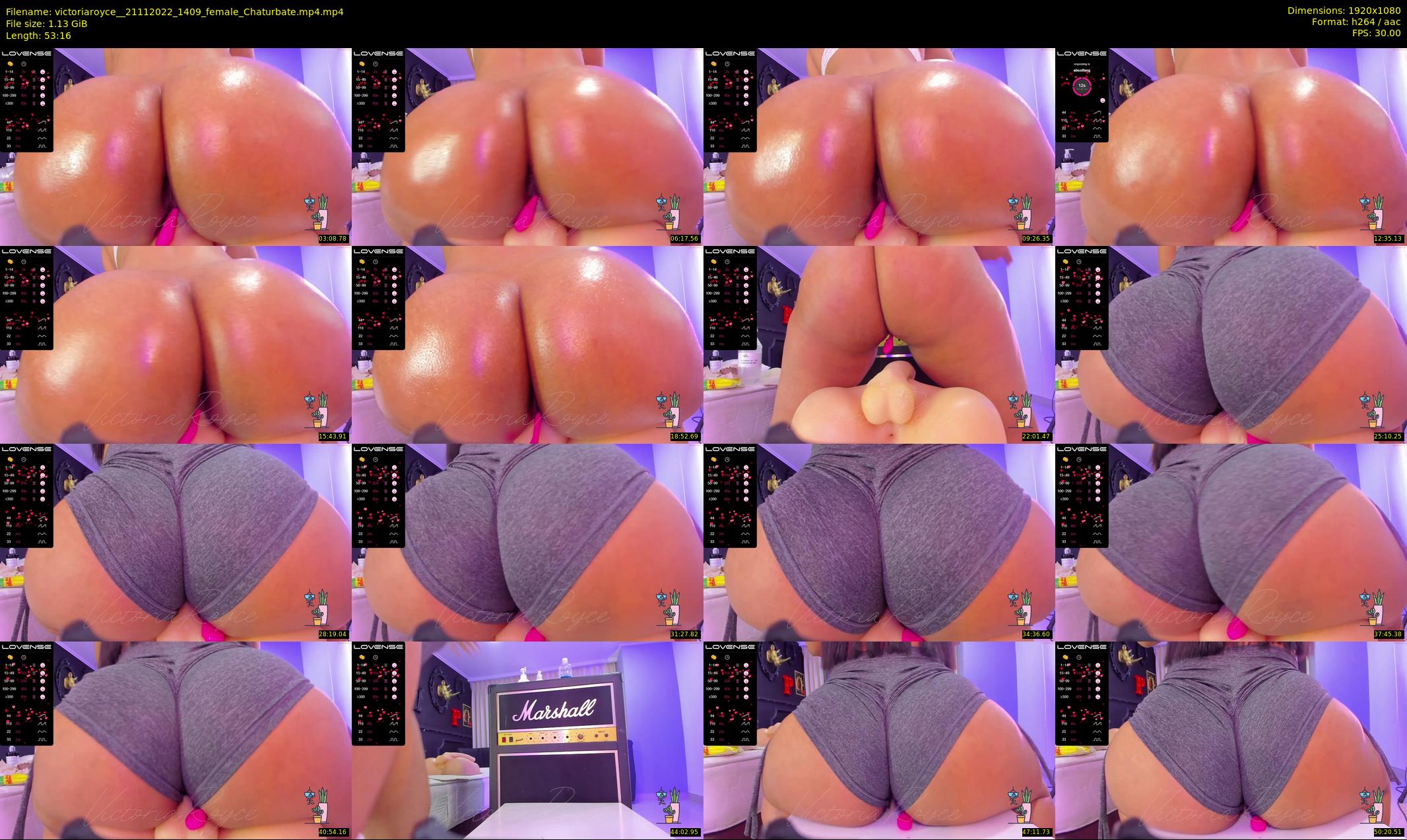 victoriaroyce_ — 54 minute Chaturbate female cam show recording, 1080p, Nov 21, 2022