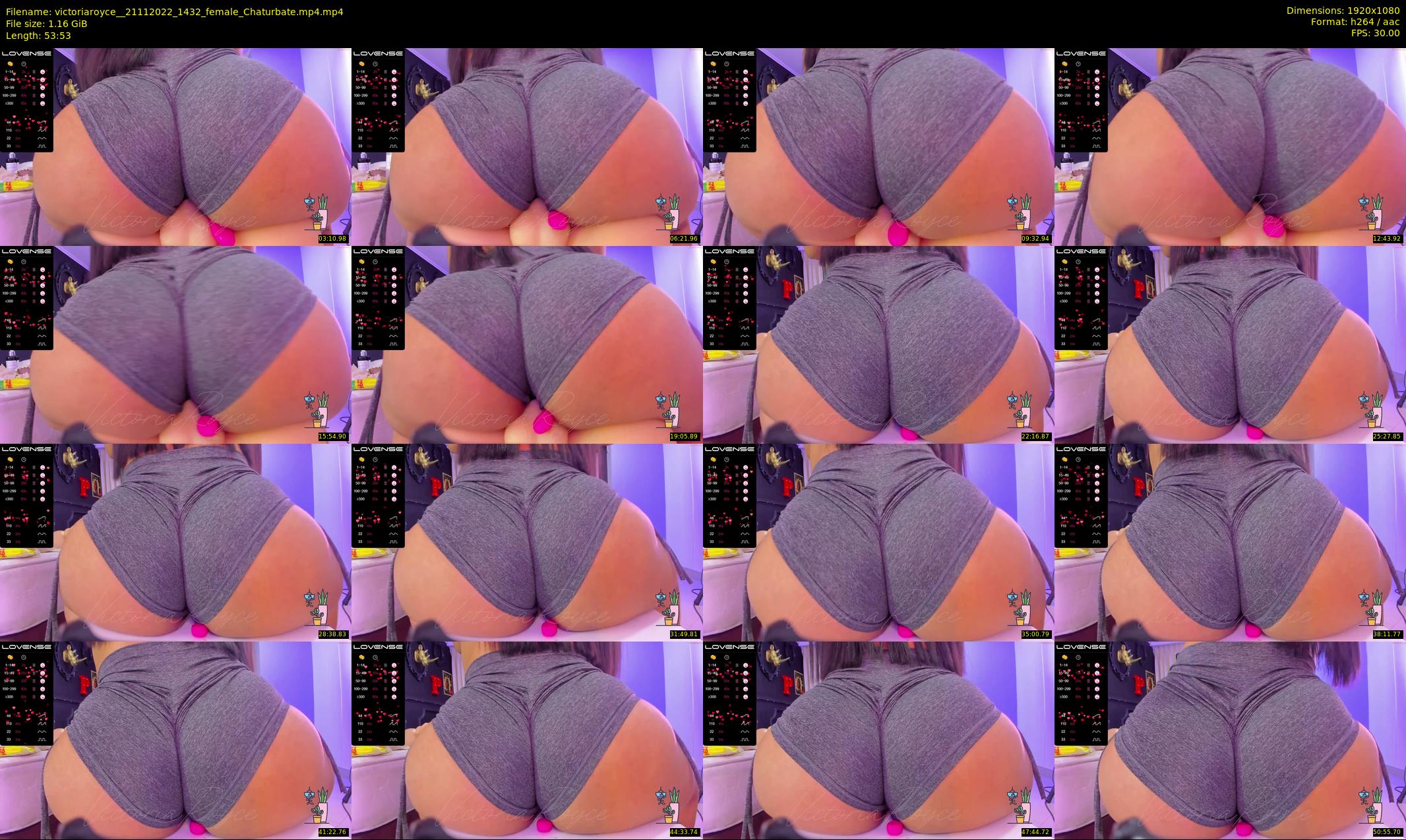 victoriaroyce_ — 54 minute Chaturbate female cam show recording, 1080p, Nov 21, 2022