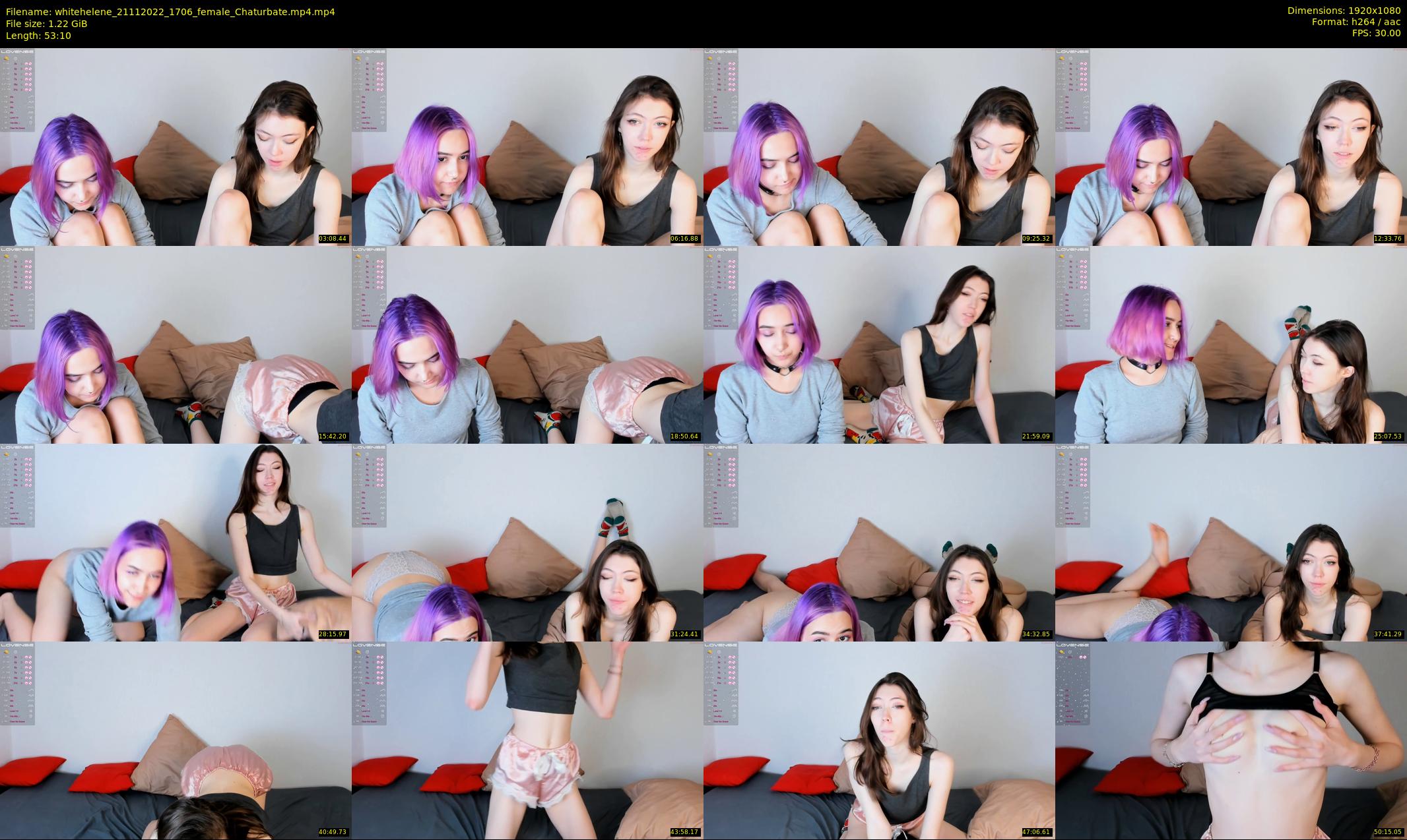 whitehelene — 54 minute Chaturbate female cam show recording, 1080p, Nov 21, 2022
