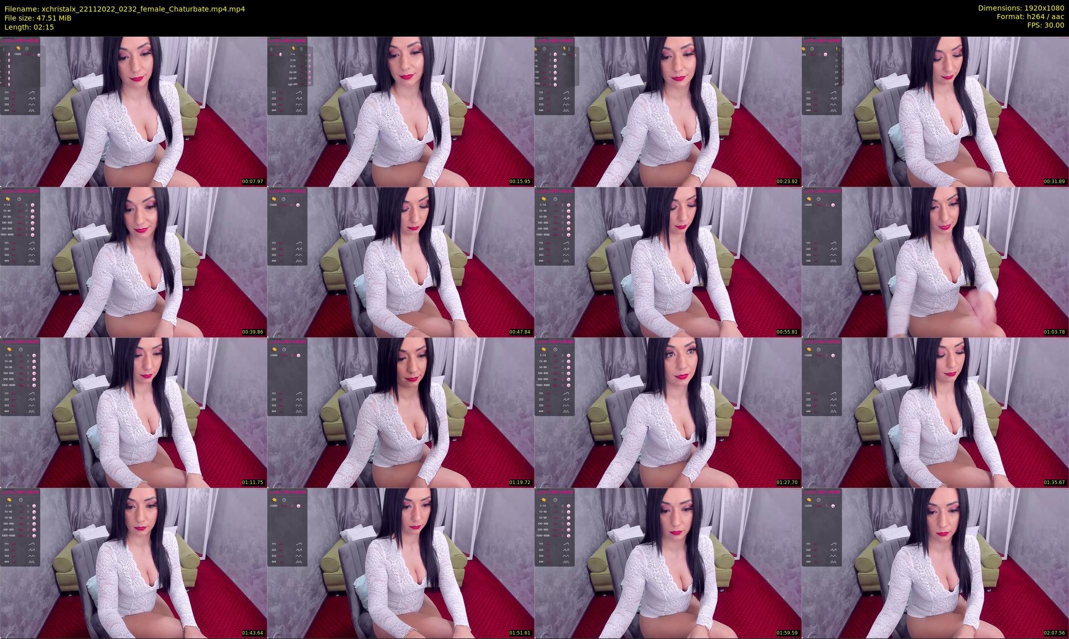 xchristalx — 3 minute Chaturbate female cam show recording, 1080p, Nov 22, 2022