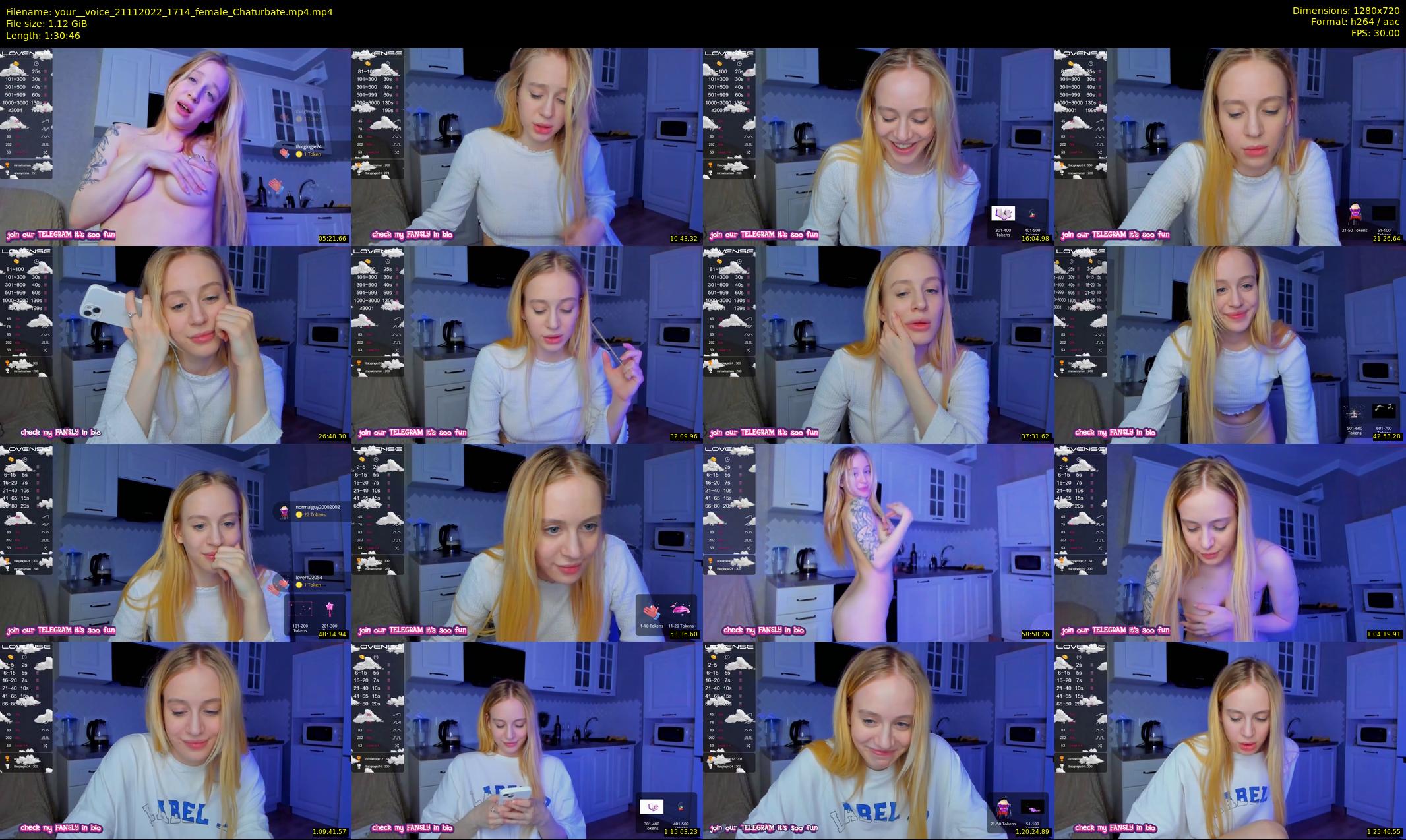 your__voice — 91 minute Chaturbate female cam show recording, 720p, Nov 21, 2022