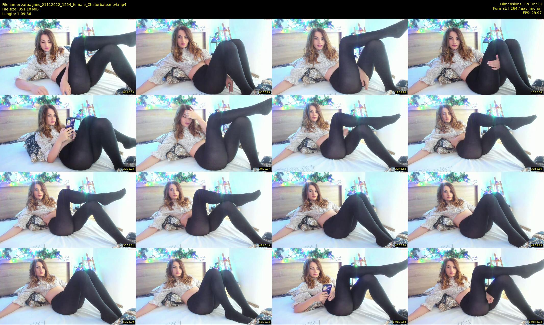 zaraagnes — 70 minute Chaturbate female cam show recording, 720p, Nov 21, 2022
