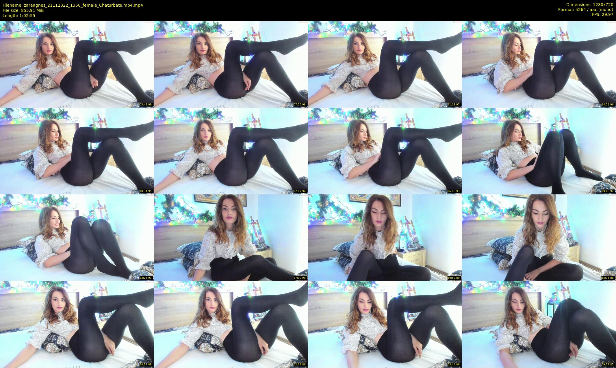 zaraagnes — 63 minute Chaturbate female cam show recording, 720p, Nov 21, 2022
