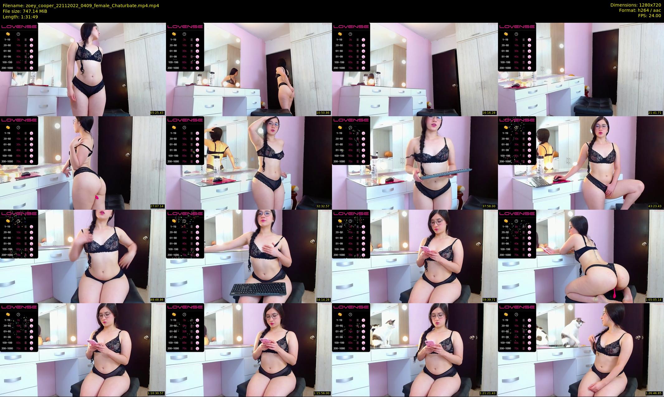 zoey_cooper — 92 minute Chaturbate female cam show recording, 720p, Nov 22, 2022