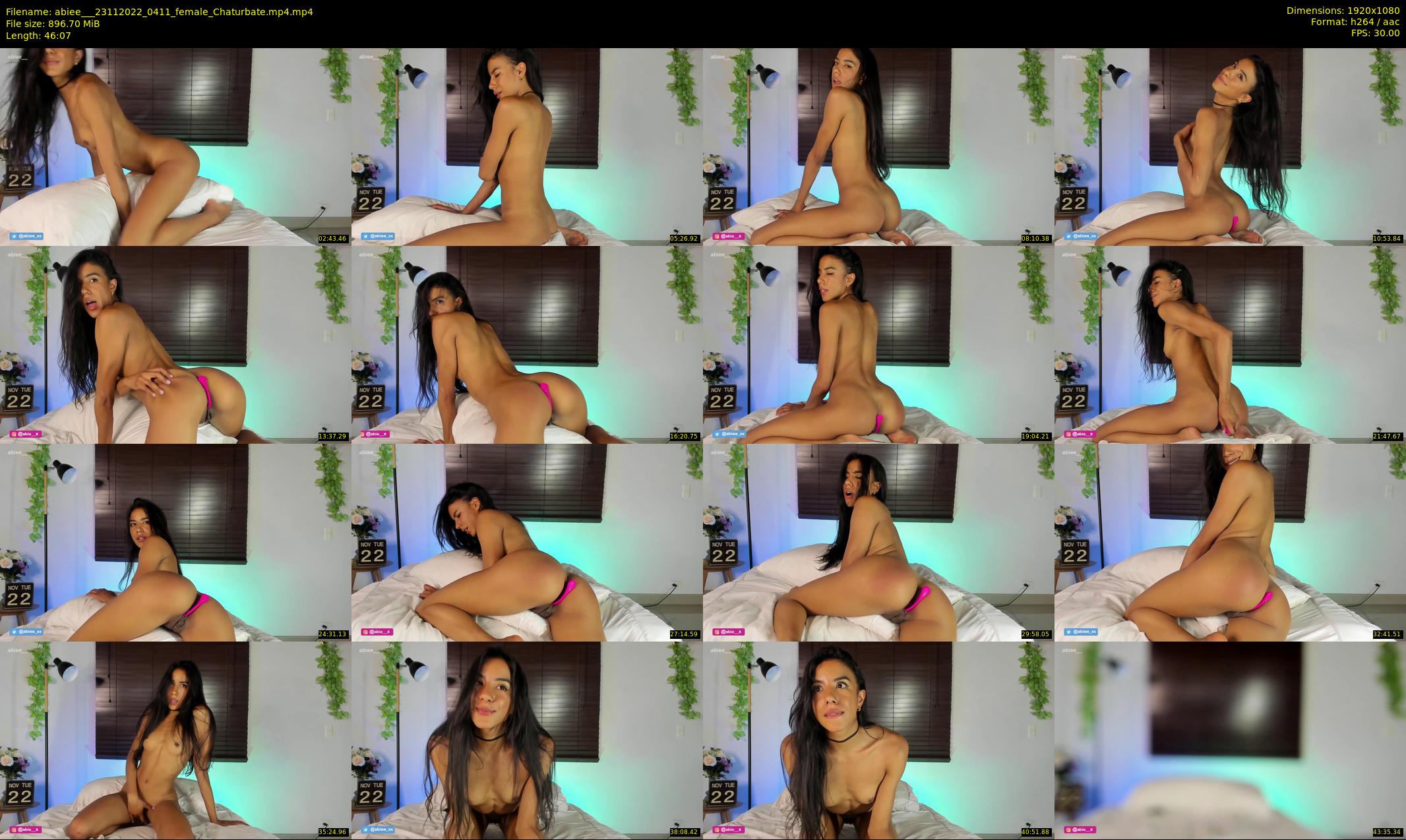 abiee__ — 47 minute Chaturbate female cam show recording, 1080p, Nov 23, 2022