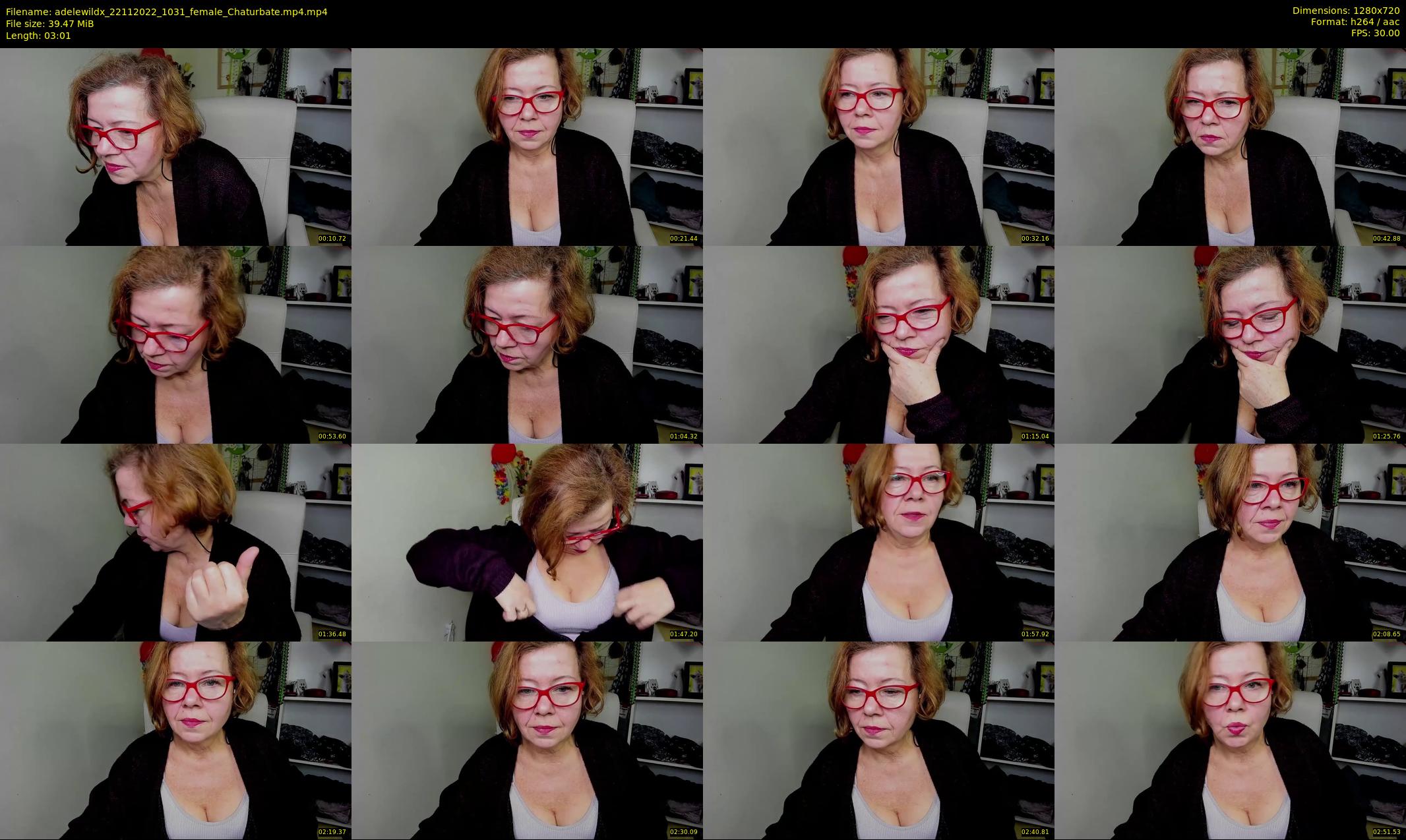 adelewildx — 4 minute Chaturbate female cam show recording, 720p, Nov 22, 2022