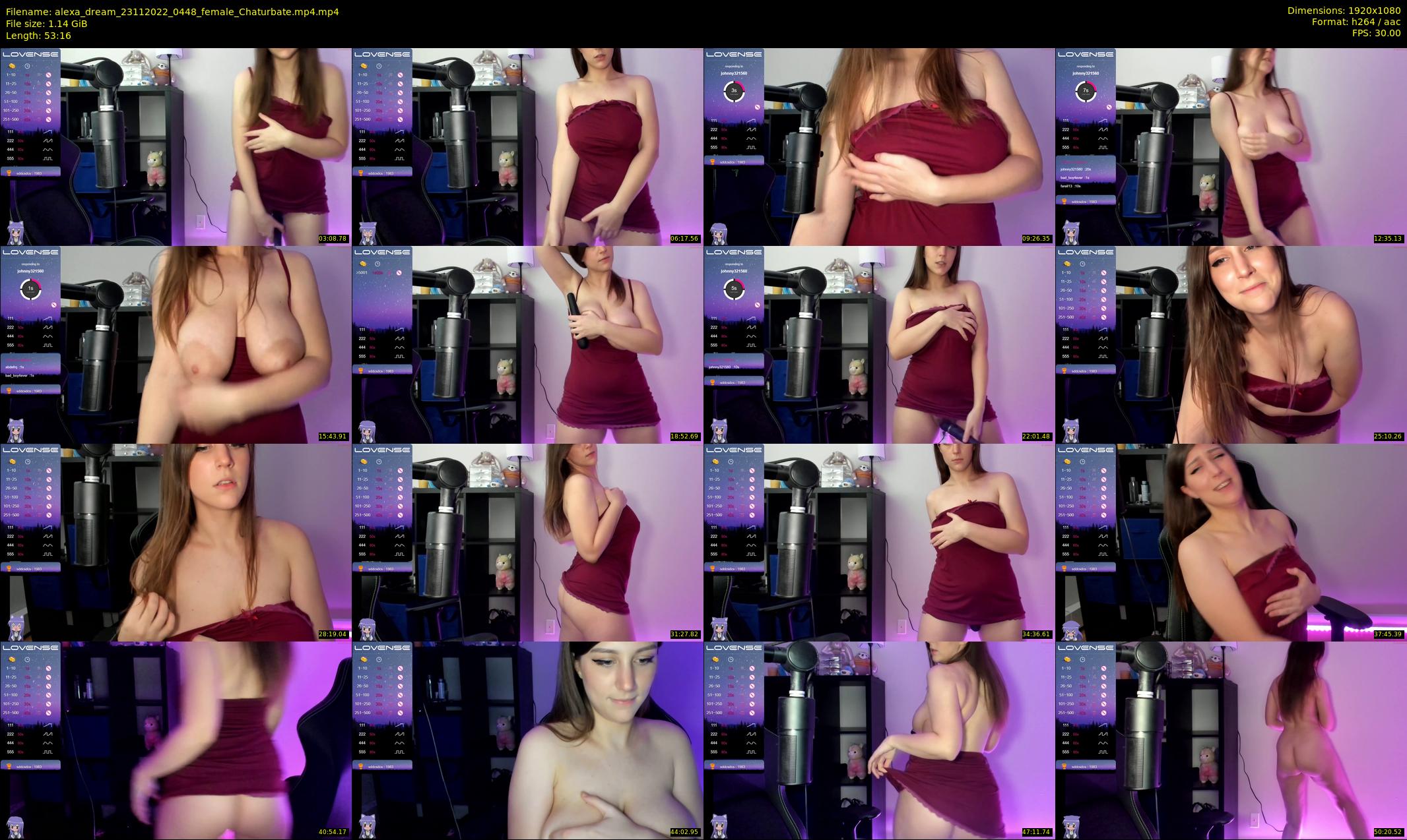 alexa_dream — 54 minute Chaturbate female cam show recording, 1080p, Nov 23, 2022