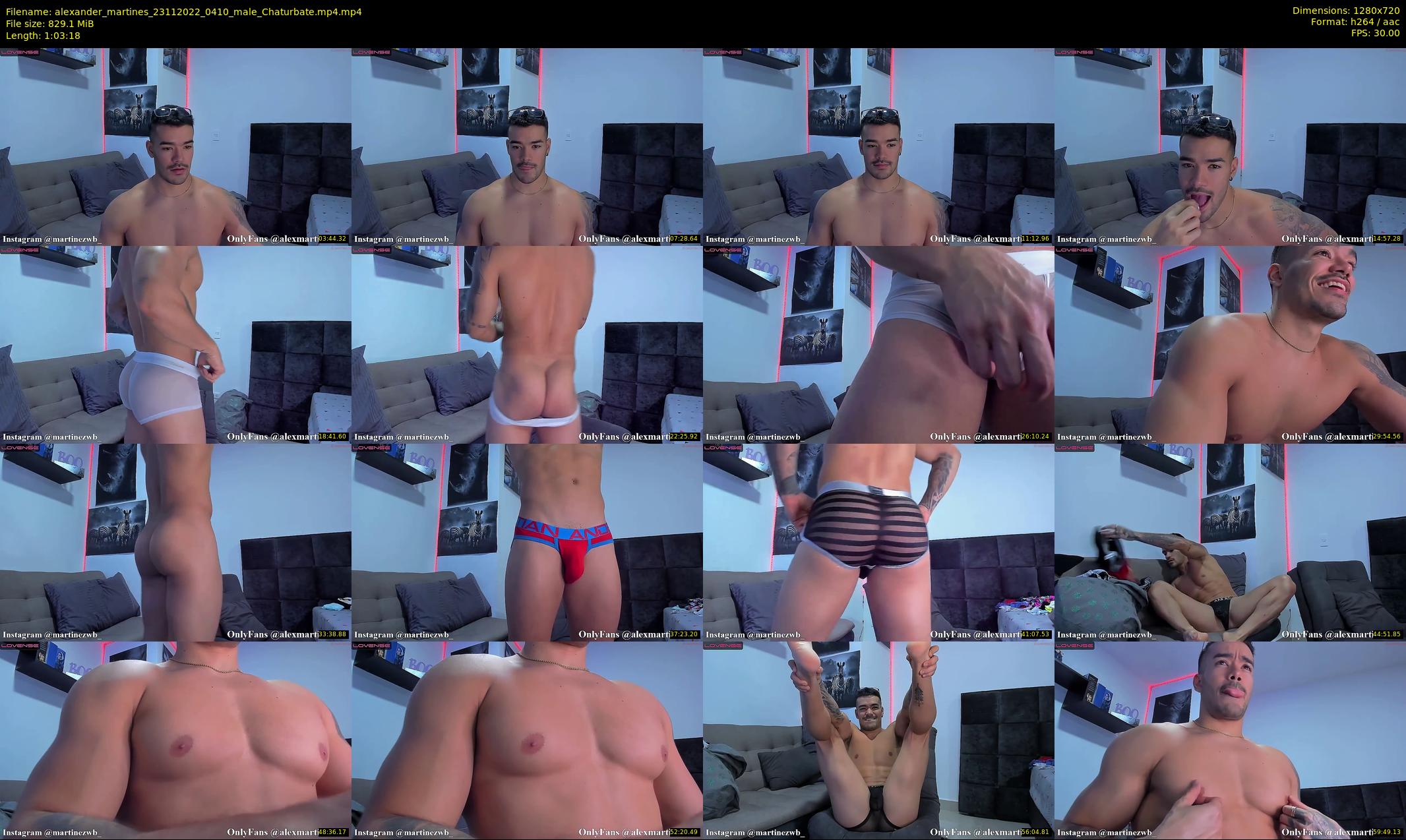 alexander_martines — 64 minute Chaturbate male cam show recording, 720p, Nov 23, 2022