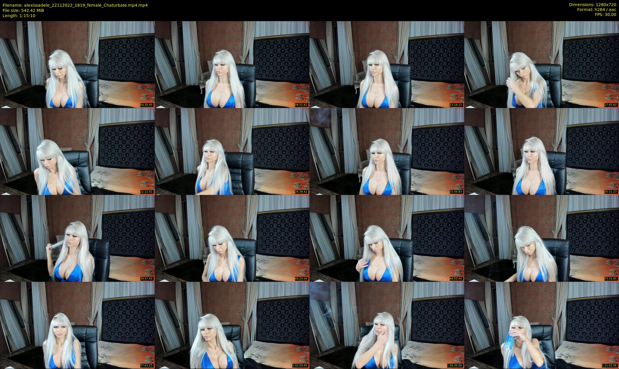 alexissadele — 76 minute Chaturbate female cam show recording, 720p, Nov 22, 2022