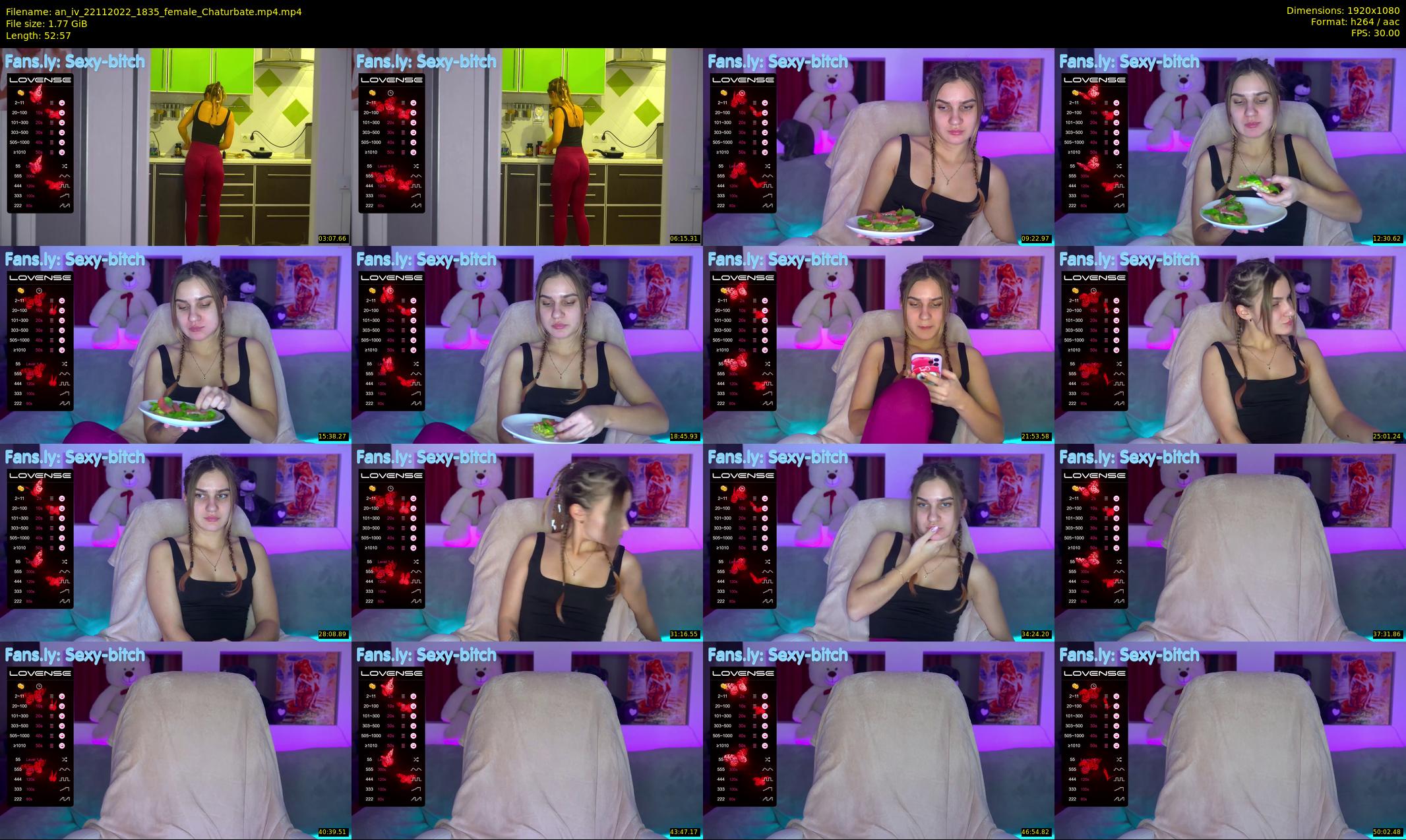 an_iv — 53 minute Chaturbate female cam show recording, 1080p, Nov 22, 2022