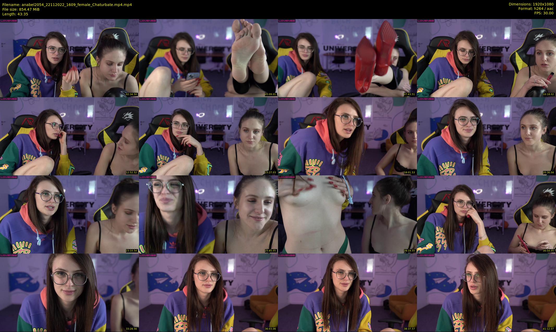 anabel2054 — 44 minute Chaturbate female cam show recording, 1080p, Nov 22, 2022