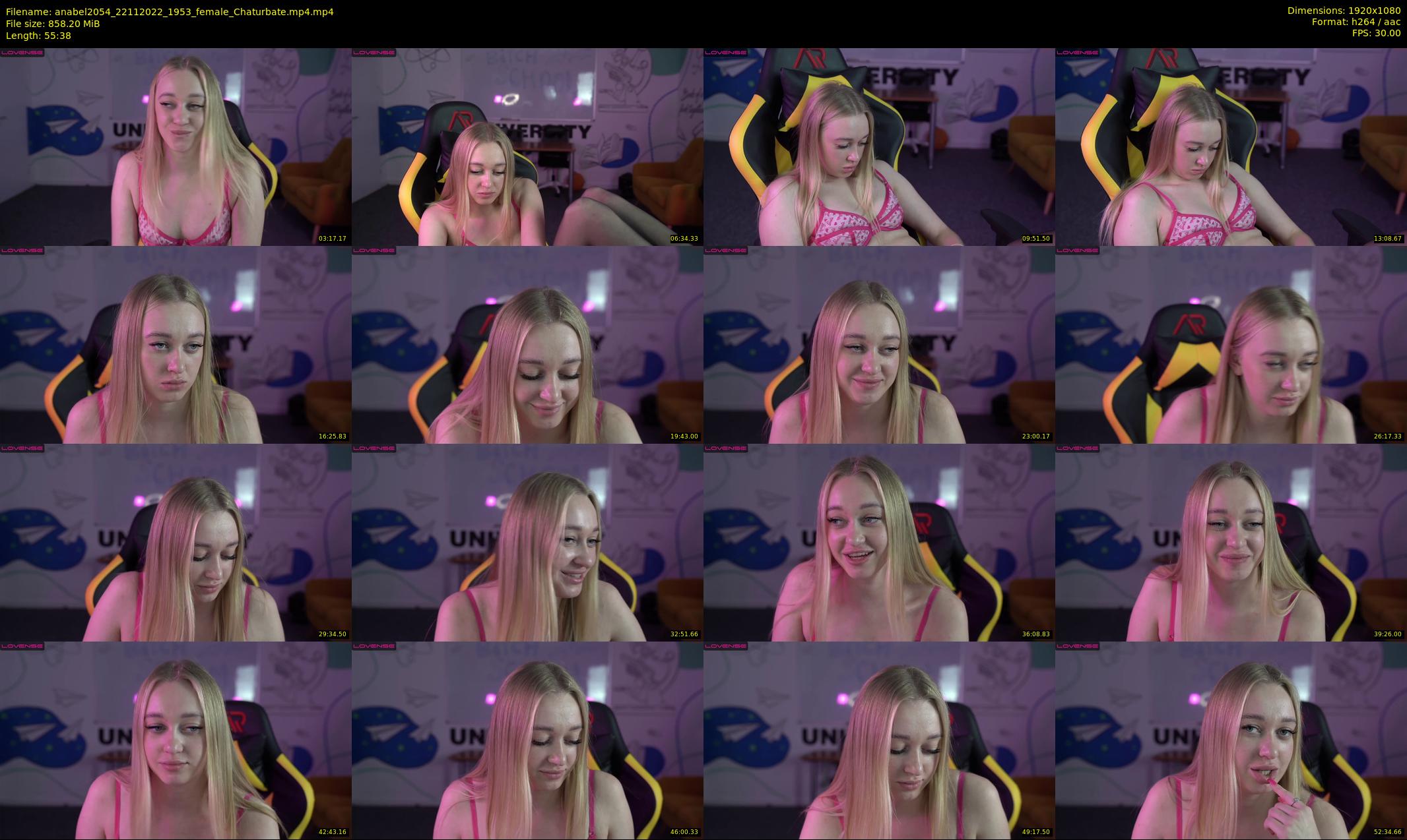 anabel2054 — 56 minute Chaturbate female cam show recording, 1080p, Nov 22, 2022