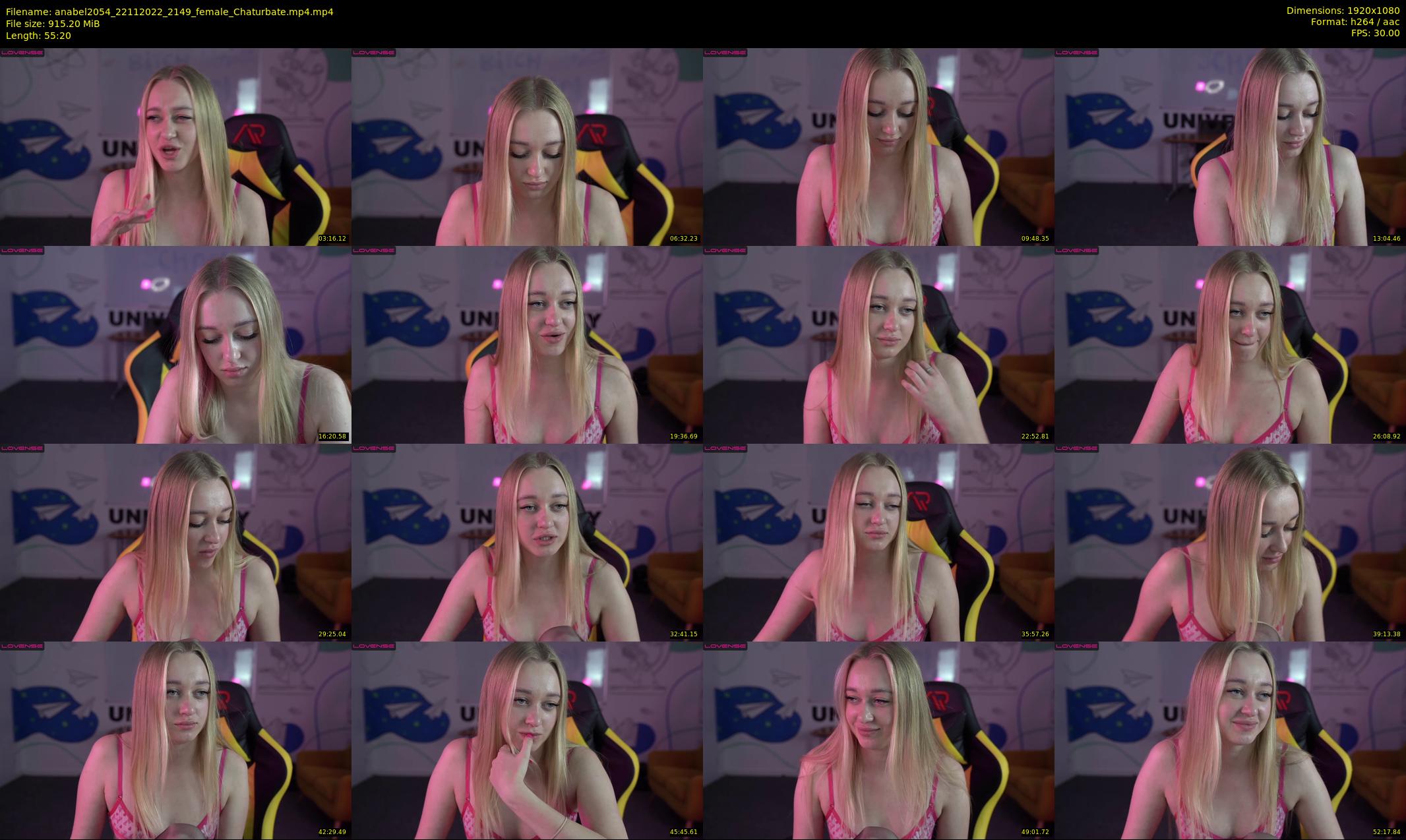 anabel2054 — 56 minute Chaturbate female cam show recording, 1080p, Nov 22, 2022