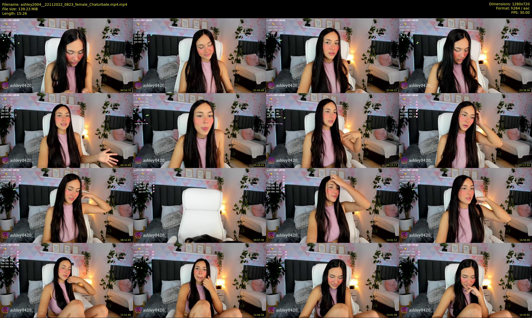 ashley2004_ — 16 minute Chaturbate female cam show recording, 720p, Nov 22, 2022