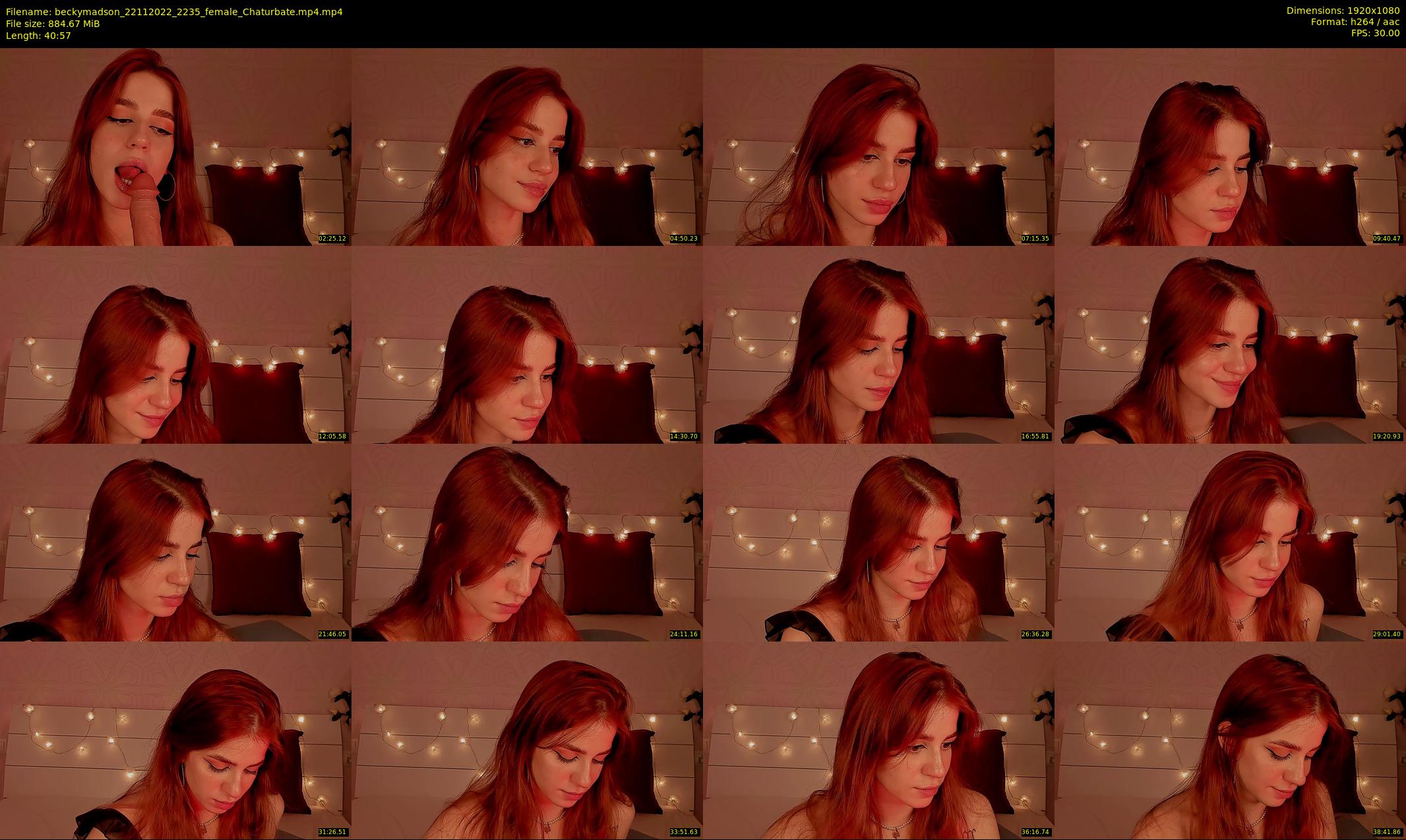beckymadson — 41 minute Chaturbate female cam show recording, 1080p, Nov 22, 2022