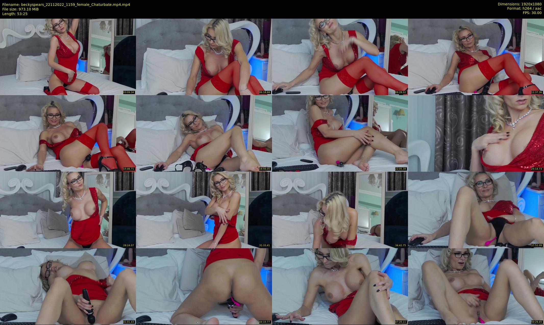beckyspears — 54 minute Chaturbate female cam show recording, 1080p, Nov 22, 2022