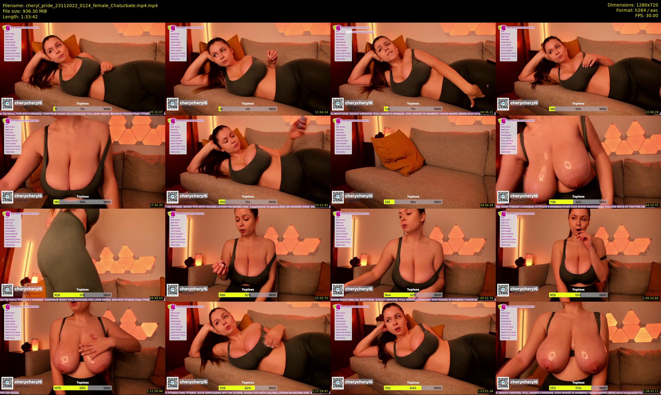 cheryl_pride — 94 minute Chaturbate female cam show recording, 720p, Nov 23, 2022
