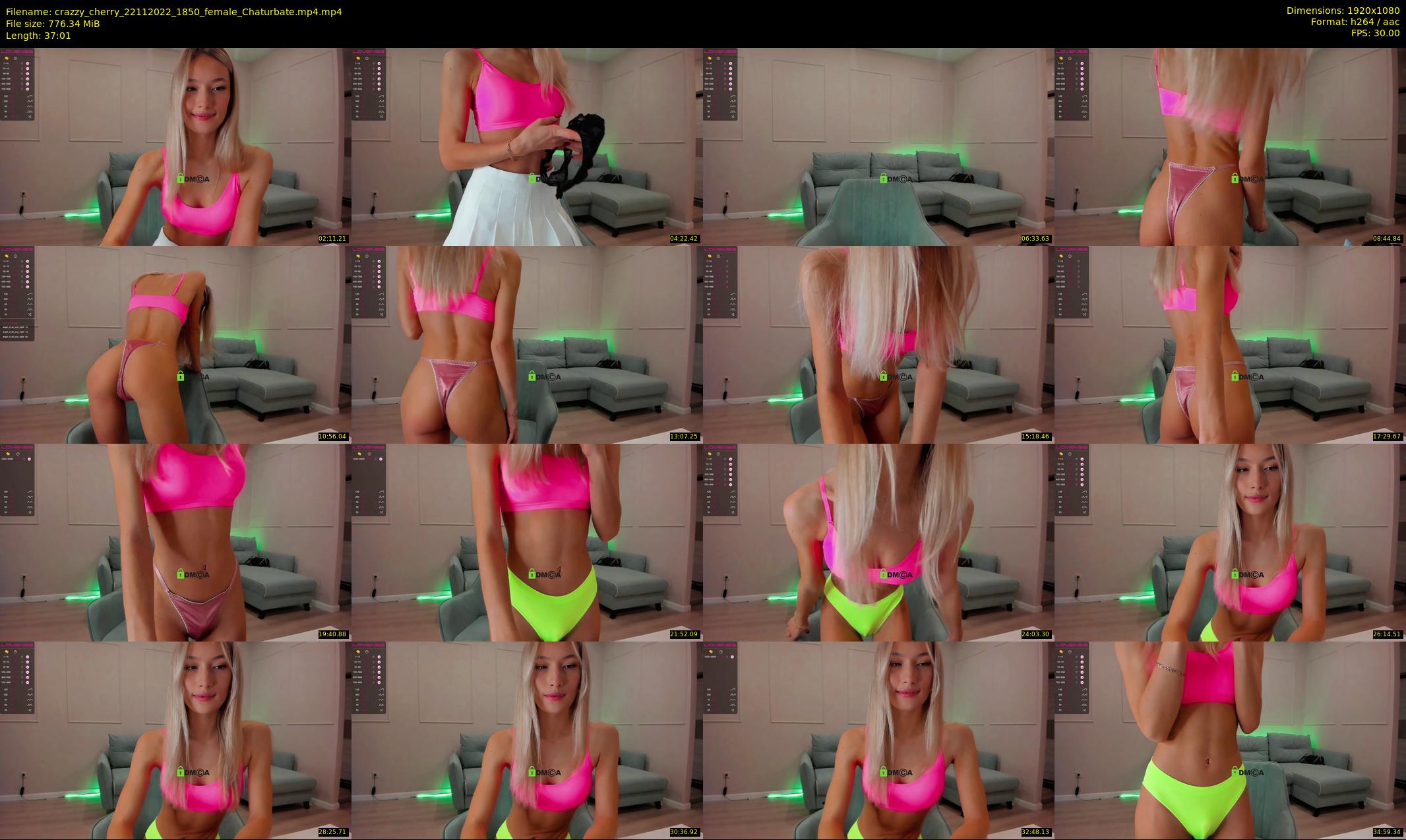 crazzy_cherry — 38 minute Chaturbate female cam show recording, 1080p, Nov 22, 2022