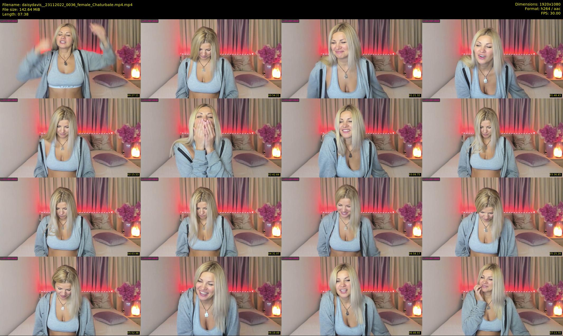 daisydavis_ — 8 minute Chaturbate female cam show recording, 1080p, Nov 23, 2022