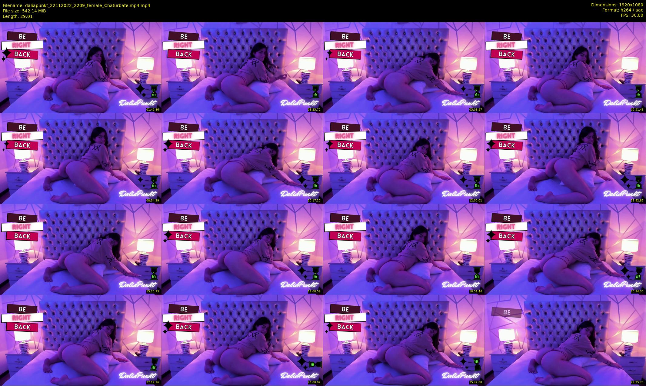 daliapunkt — 30 minute Chaturbate female cam show recording, 1080p, Nov 22, 2022