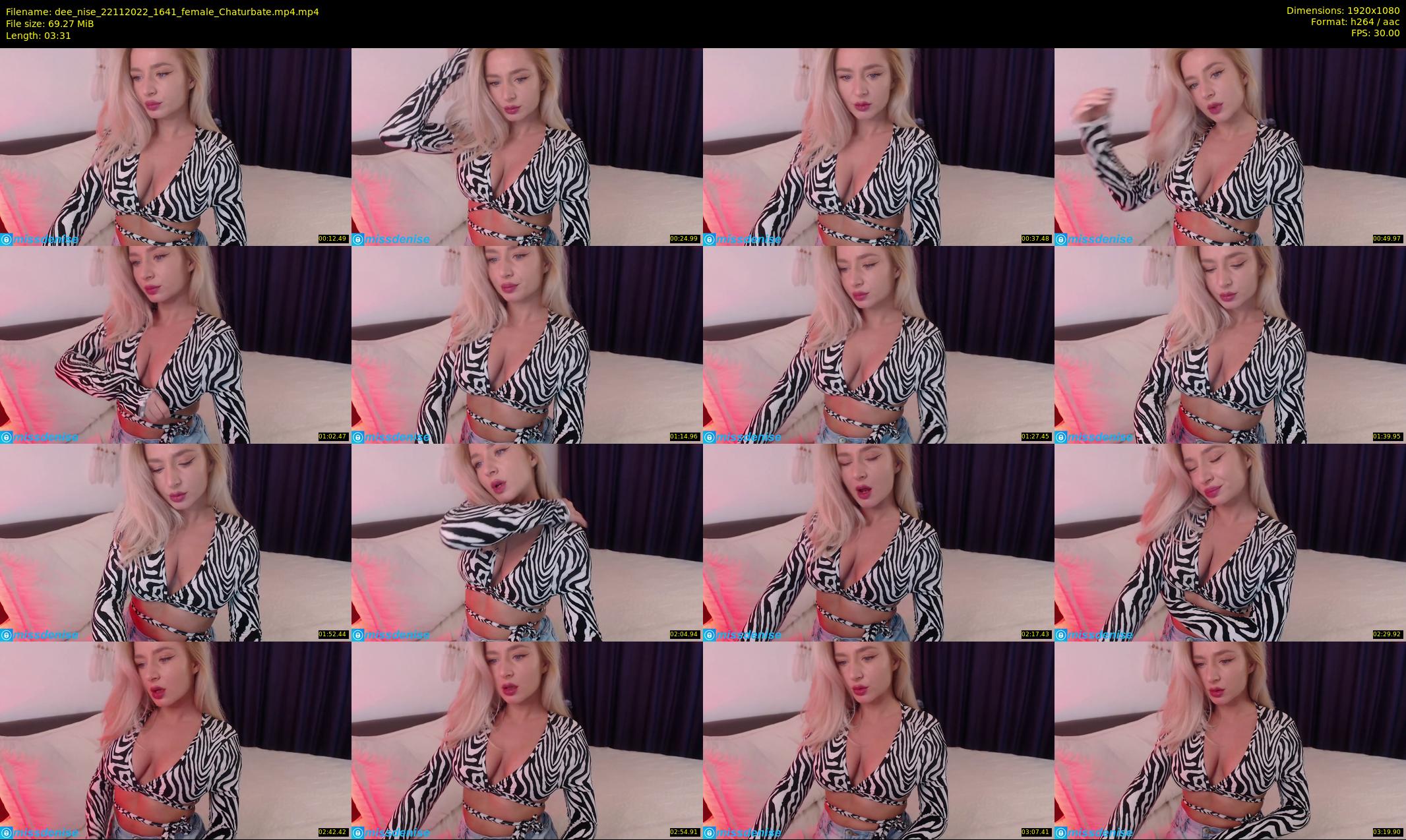 dee_nise — 4 minute Chaturbate female cam show recording, 1080p, Nov 22, 2022