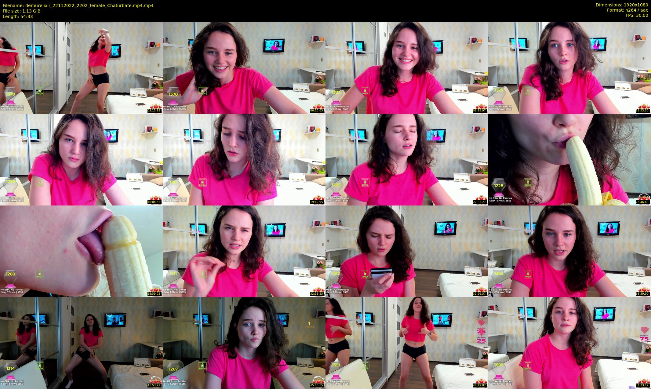 demurelixir — 55 minute Chaturbate female cam show recording, 1080p, Nov 22, 2022