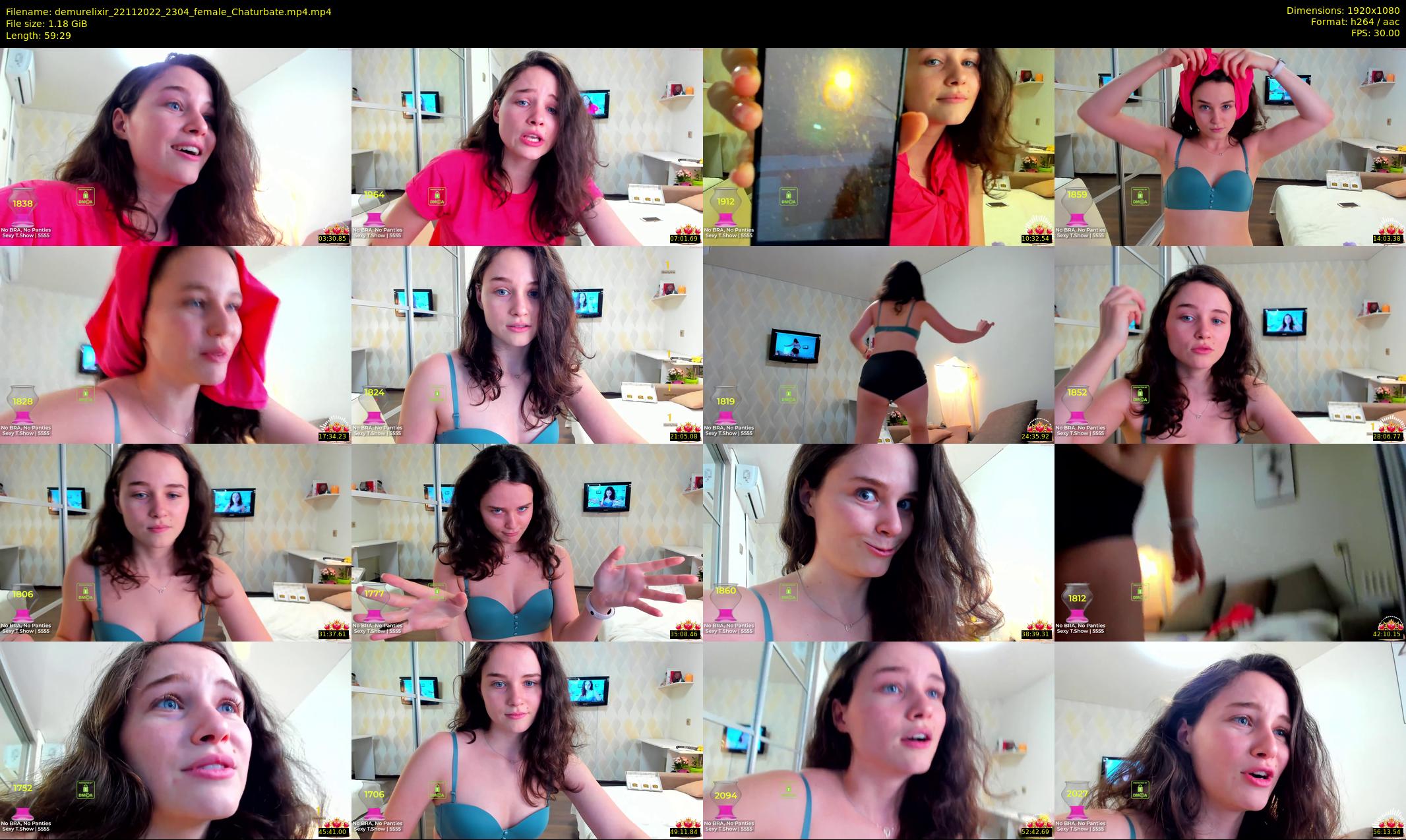 demurelixir — 60 minute Chaturbate female cam show recording, 1080p, Nov 22, 2022