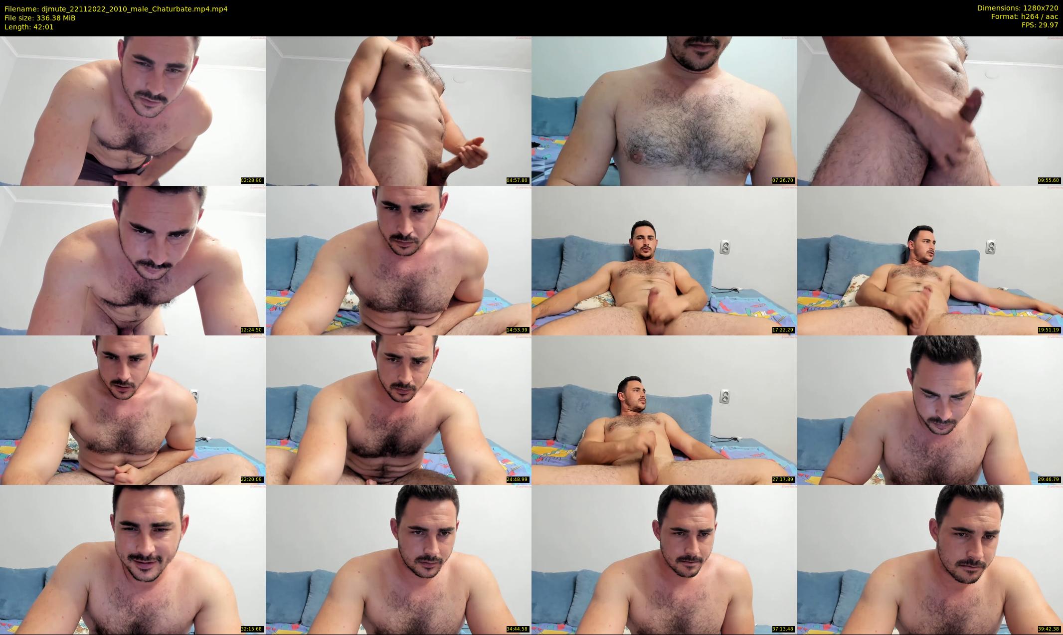 djmute — 43 minute Chaturbate male cam show recording, 720p, Nov 22, 2022