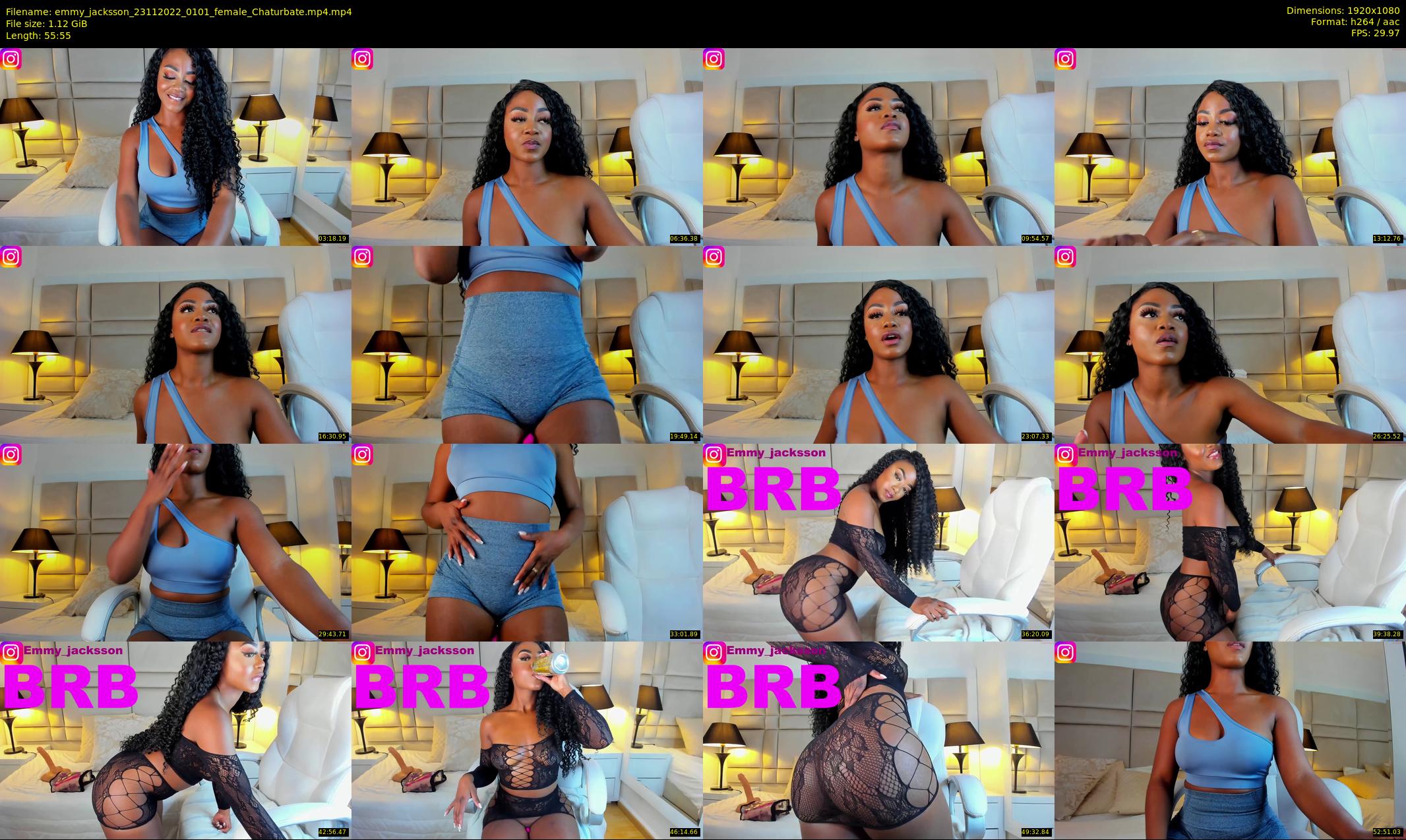 emmy_jacksson — 56 minute Chaturbate female cam show recording, 1080p, Nov 23, 2022