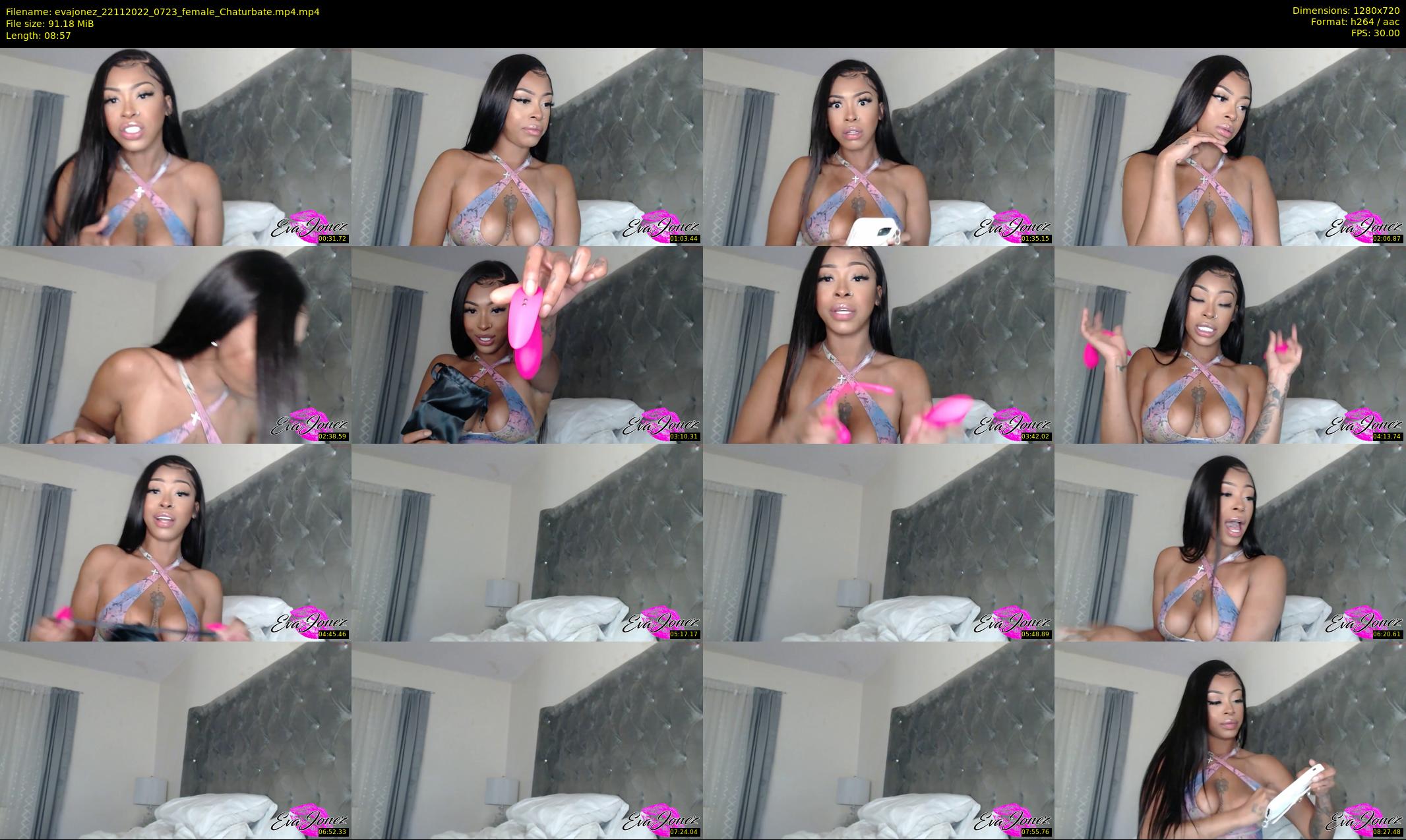 evajonez — 9 minute Chaturbate female cam show recording, 720p, Nov 22, 2022