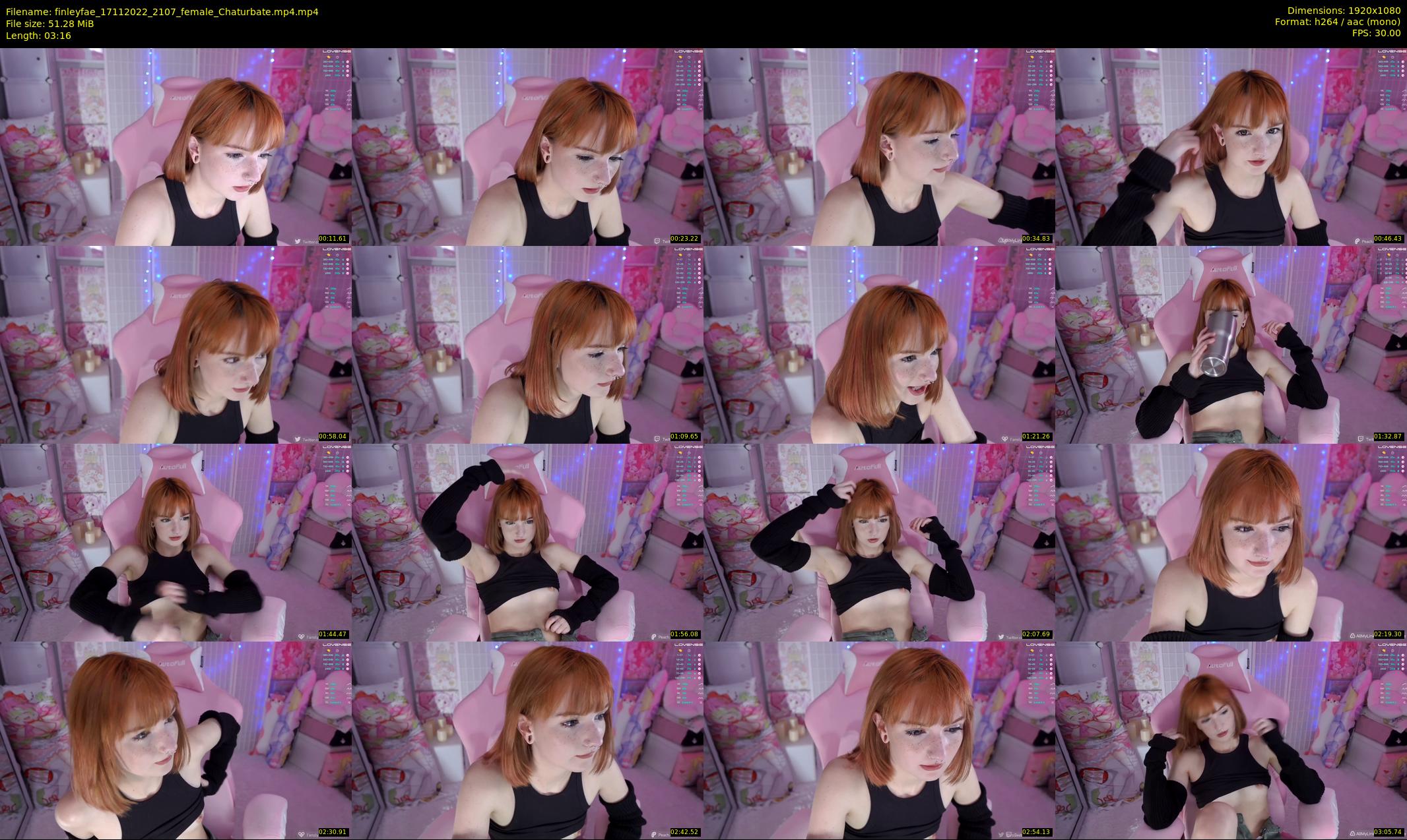finleyfae — 4 minute Chaturbate female cam show recording, 1080p, Nov 17, 2022