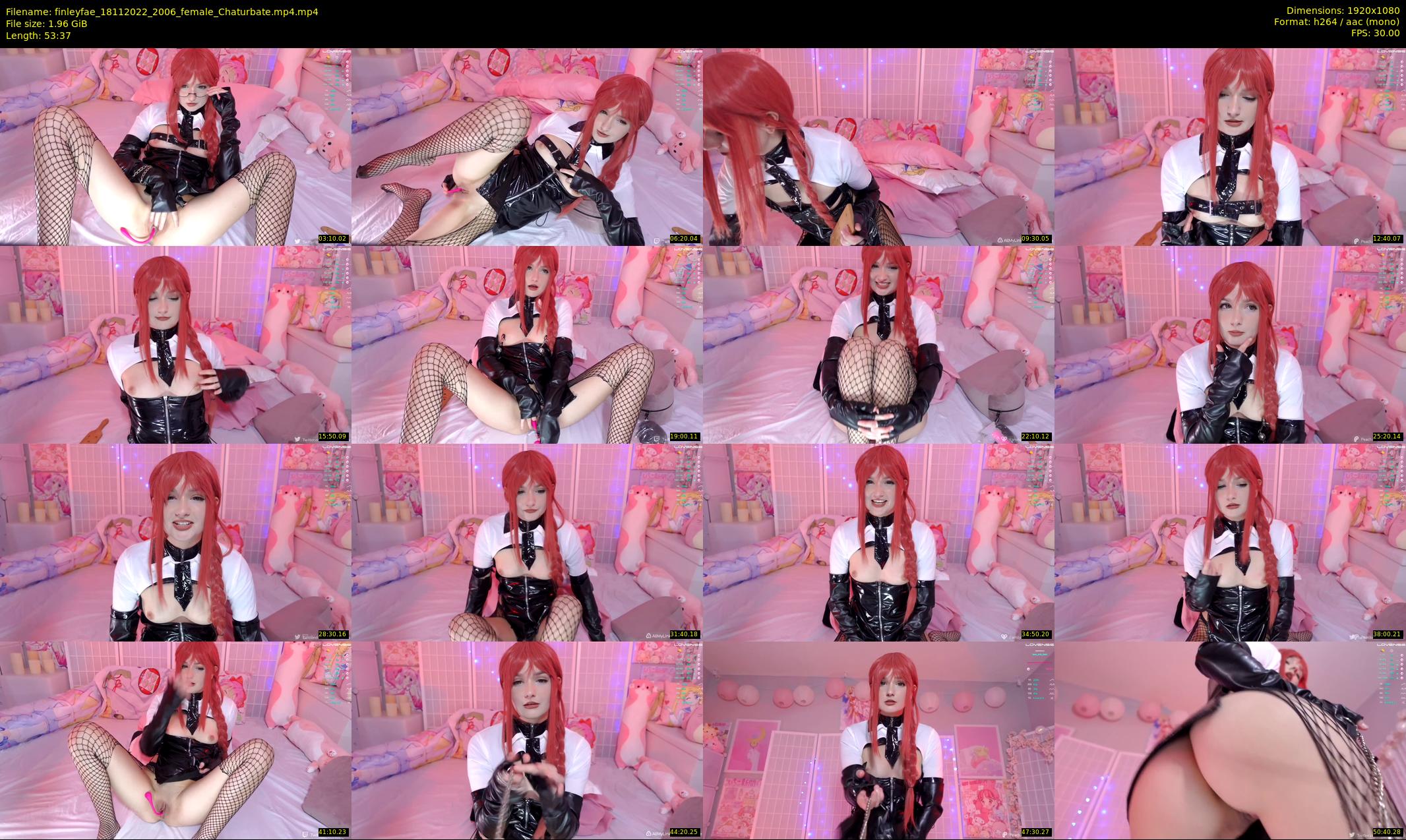 finleyfae — 54 minute Chaturbate female cam show recording, 1080p, Nov 18, 2022