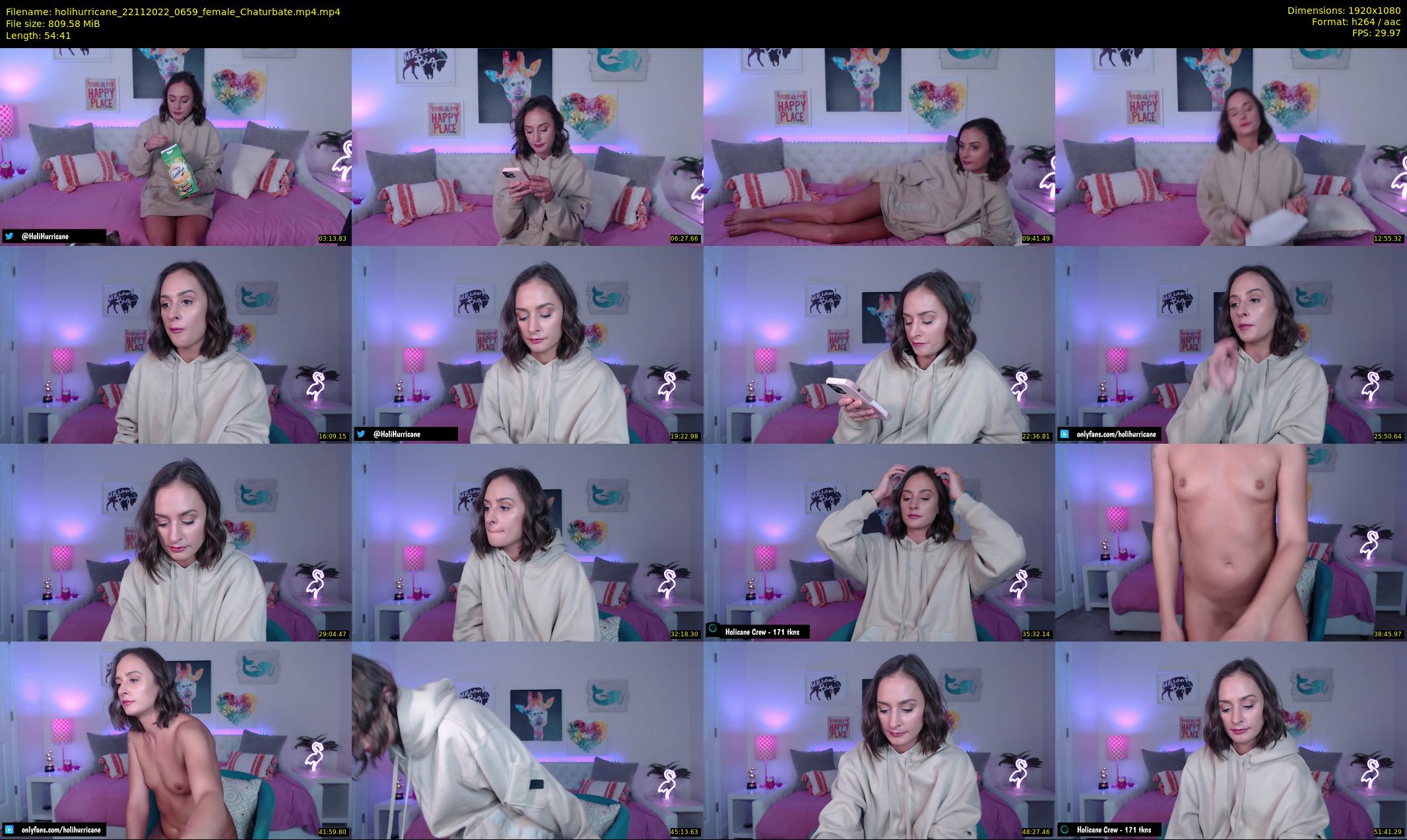 holihurricane — 55 minute Chaturbate female cam show recording, 1080p, Nov 22, 2022