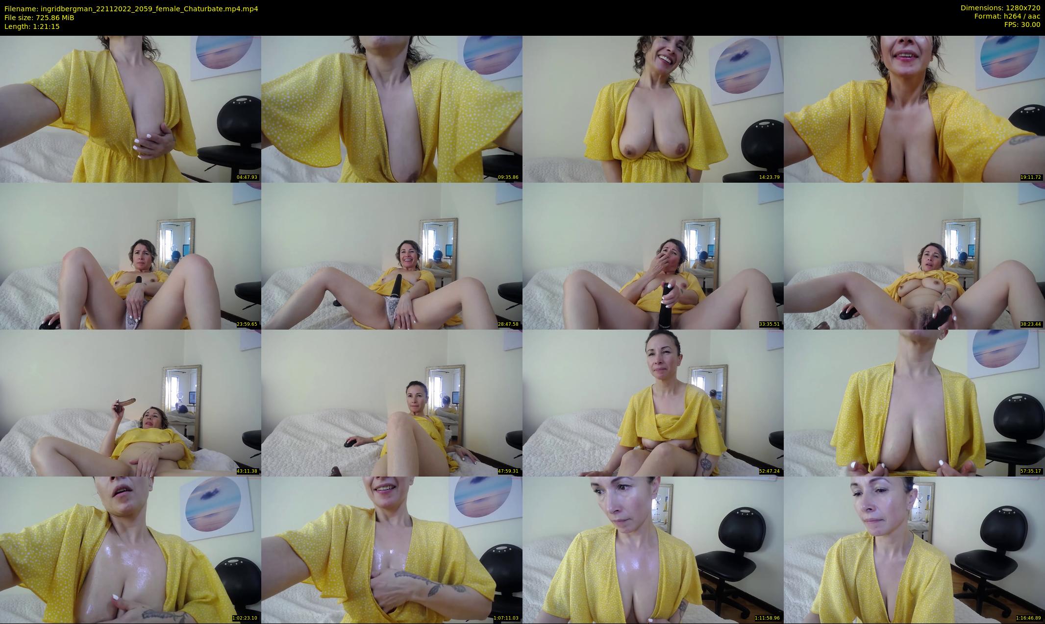 ingridbergman — 82 minute Chaturbate female cam show recording, 720p, Nov 22, 2022