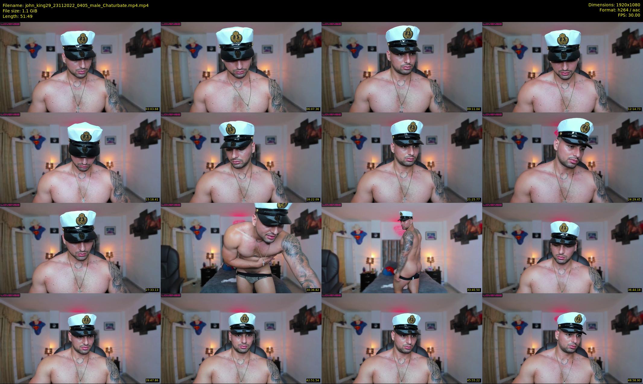 john_king29 — 52 minute Chaturbate male cam show recording, 1080p, Nov 23, 2022