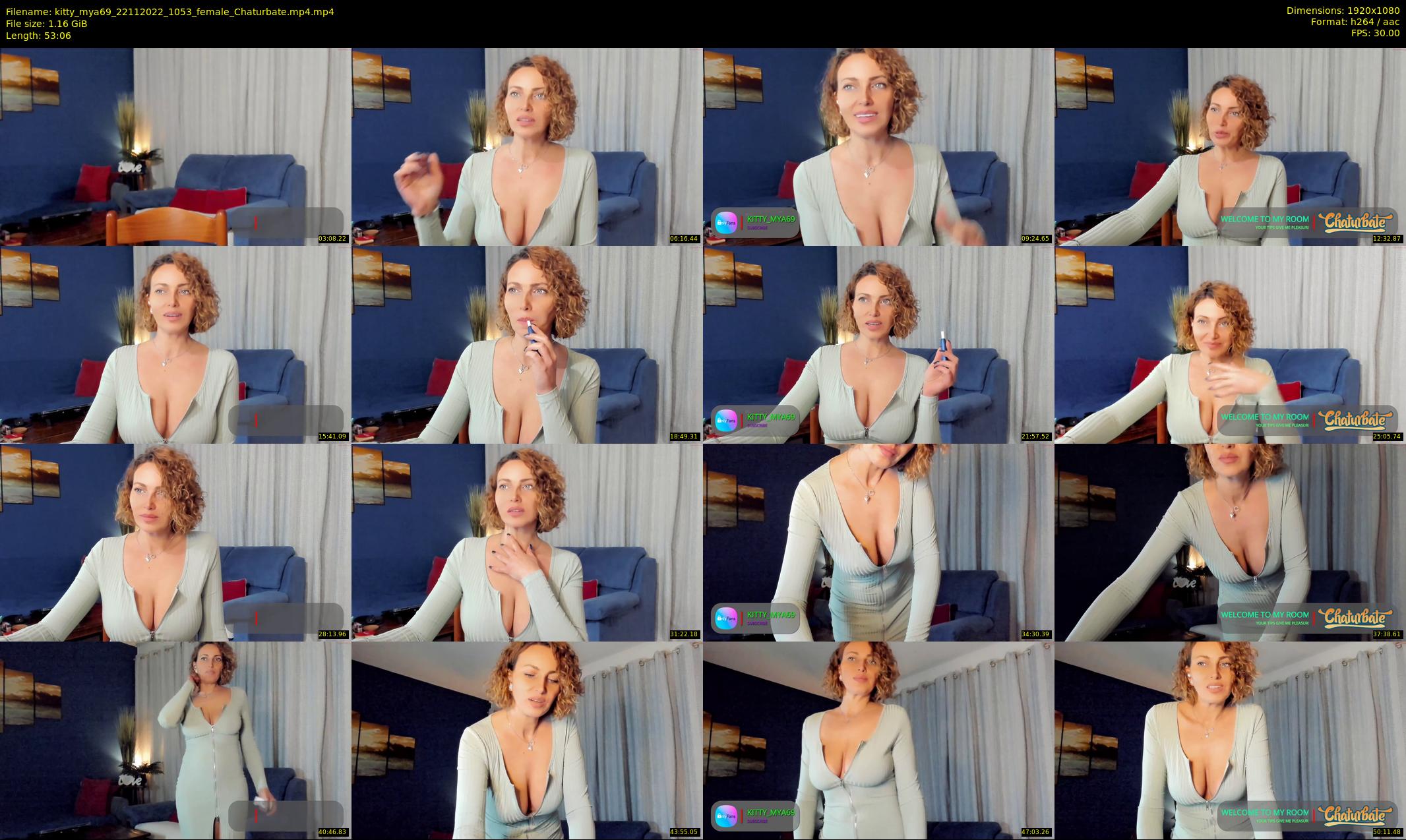kitty_mya69 — 54 minute Chaturbate female cam show recording, 1080p, Nov 22, 2022