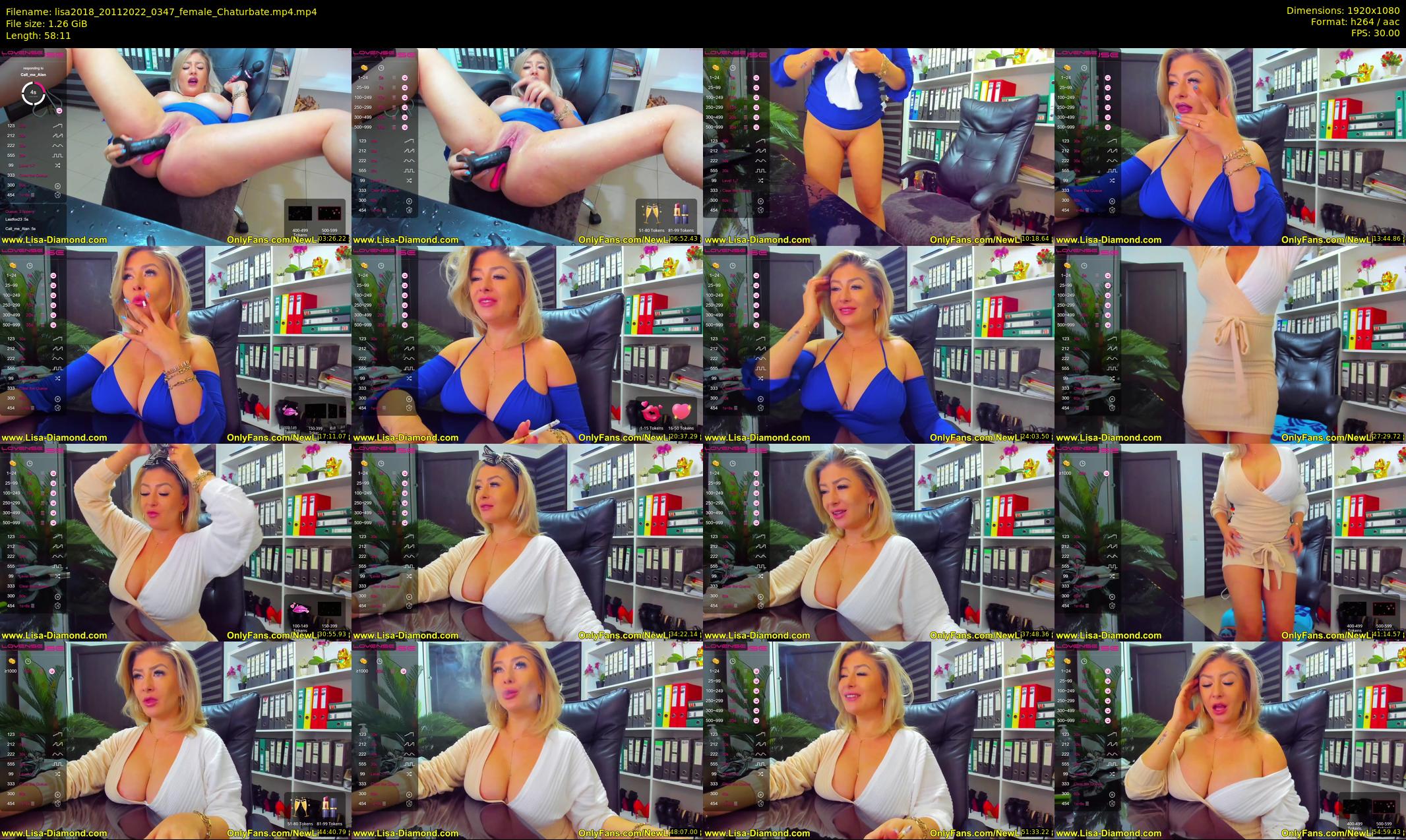 lisa2018 — 59 minute Chaturbate female cam show recording, 1080p, Nov 20, 2022