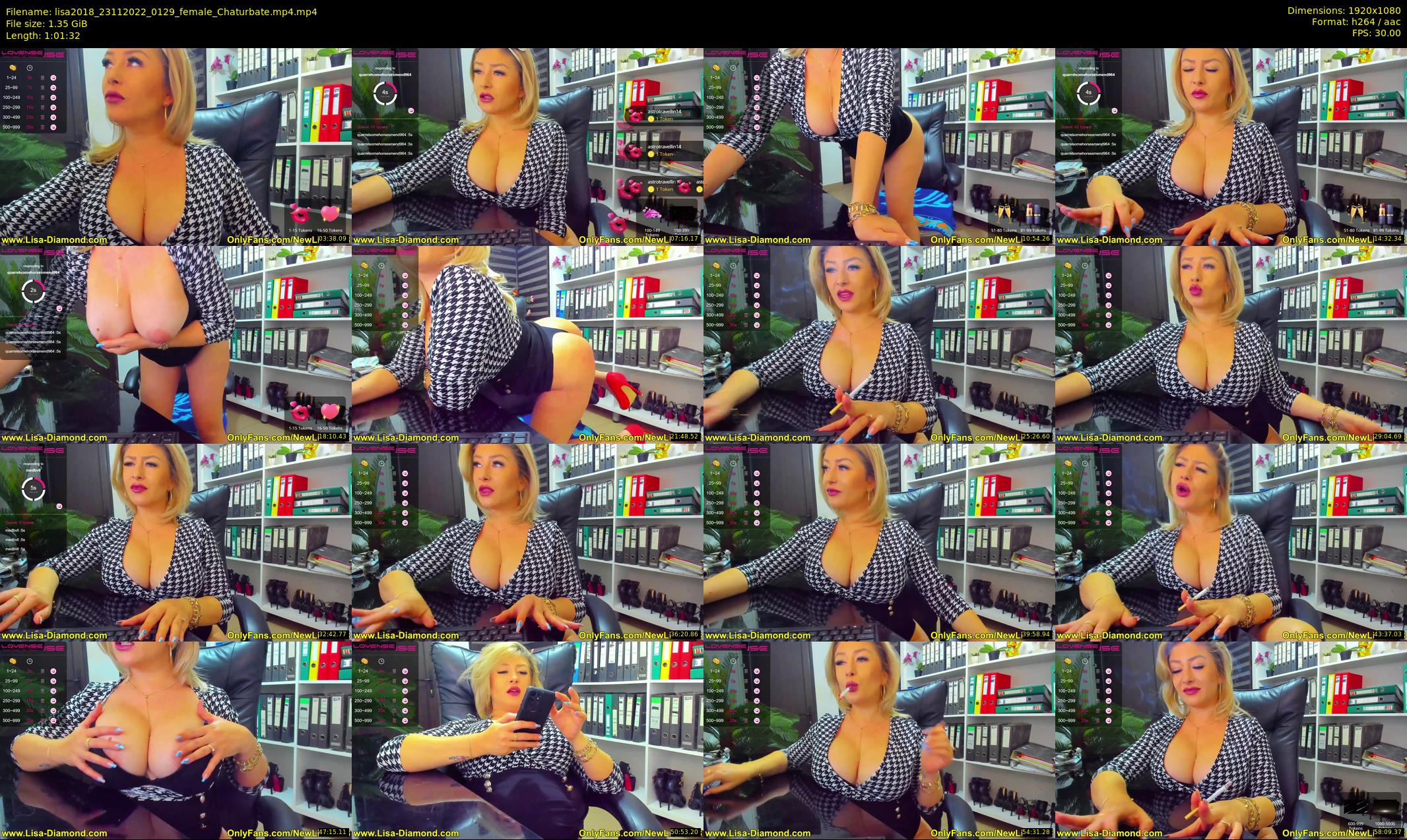 lisa2018 — 62 minute Chaturbate female cam show recording, 1080p, Nov 23, 2022