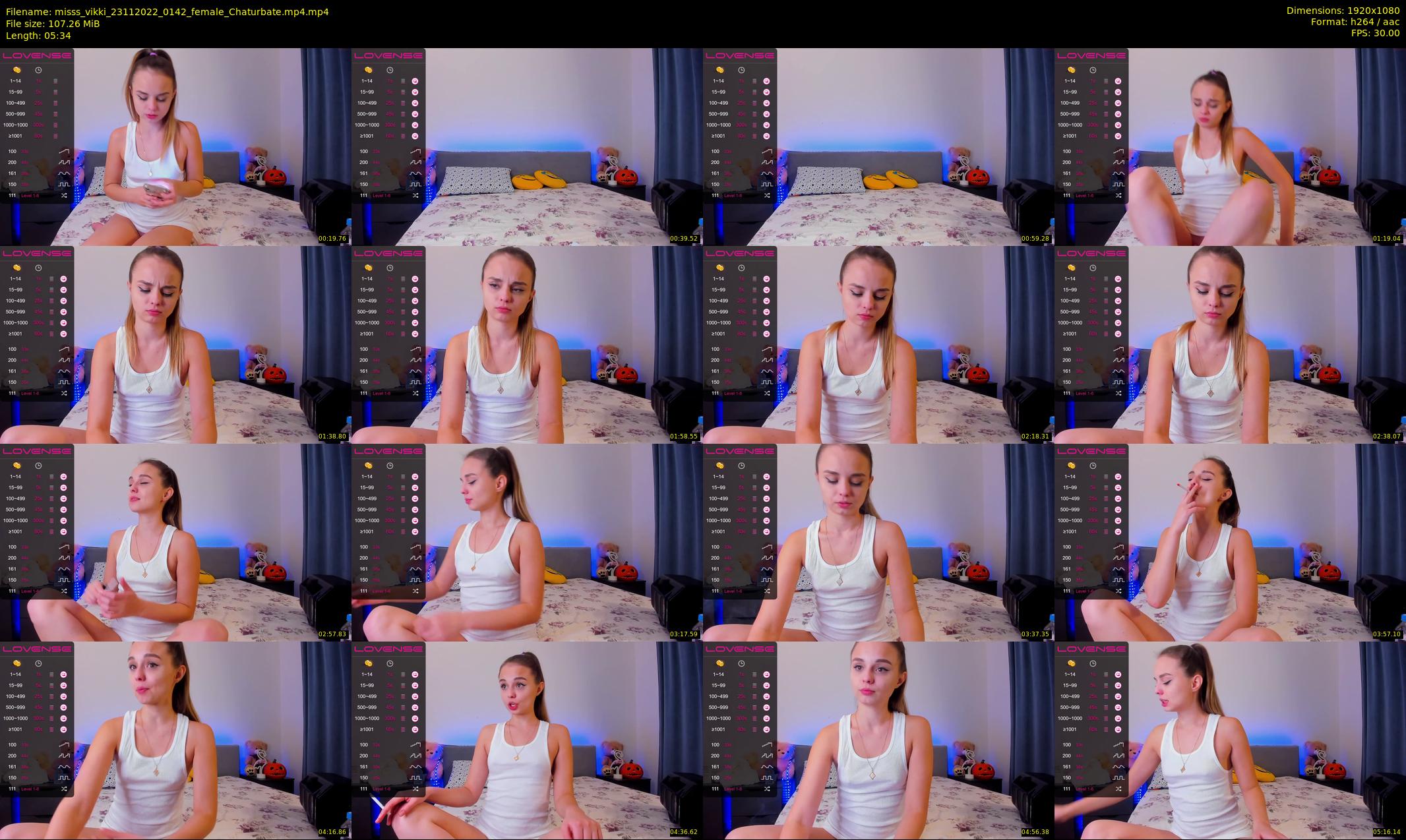 misss_vikki — 6 minute Chaturbate female cam show recording, 1080p, Nov 23, 2022