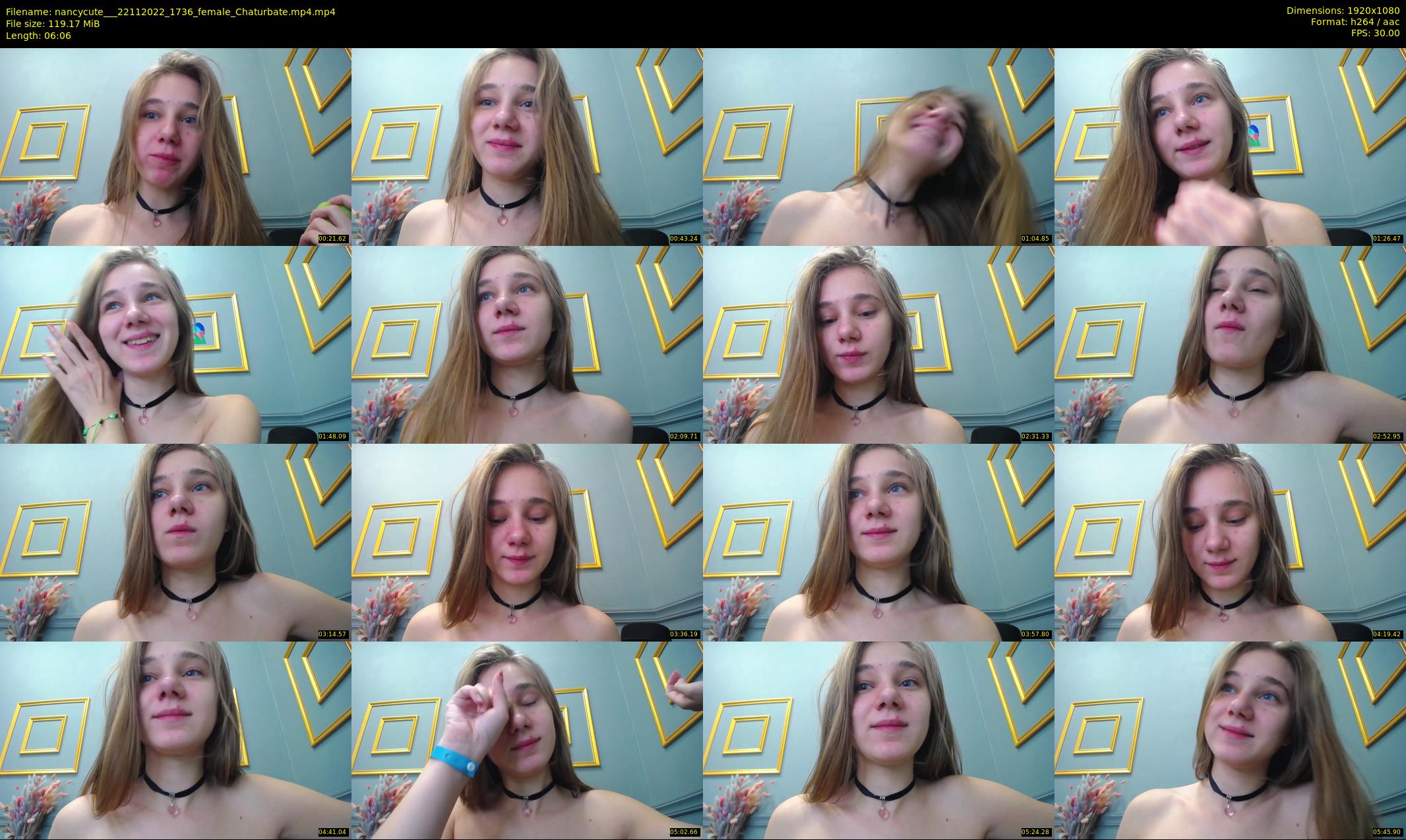 nancycute__ — 7 minute Chaturbate female cam show recording, 1080p, Nov 22, 2022